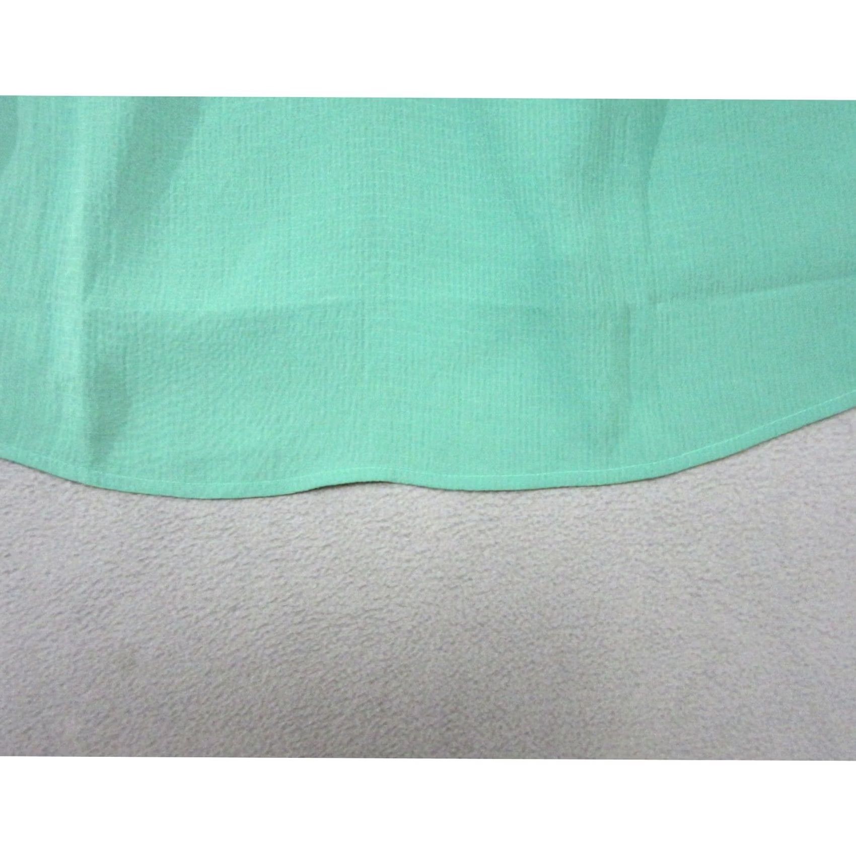 Loft LOFT Blouse Womens XL Green Neck NEW Smocked Cuff Textured Top Size XL / US 12-14 / IT 48-50 - 3 Thumbnail