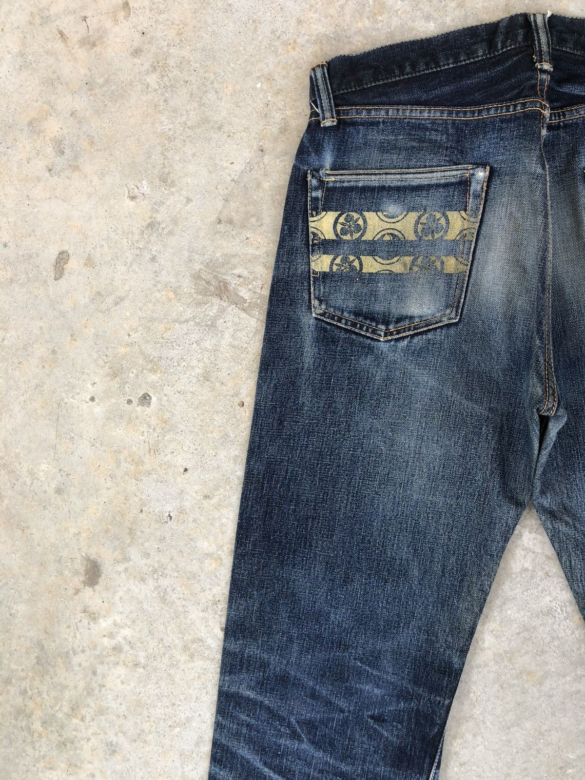 Momotaro Jeans Momotaro 0905SP Selvedge Denim Distressed Jeans Size US 31 - 10 Thumbnail