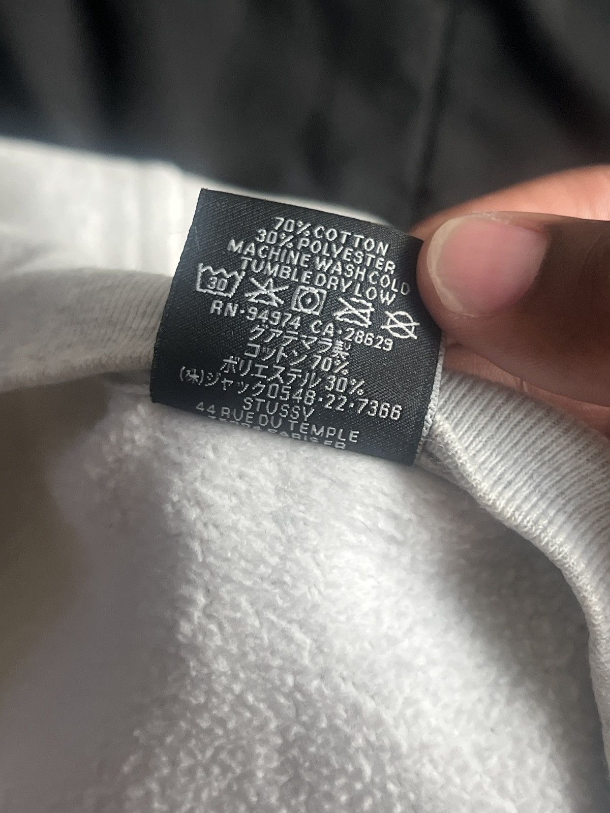 Stussy BASIC STÜSSY CREW Size US L / EU 52-54 / 3 - 7 Thumbnail