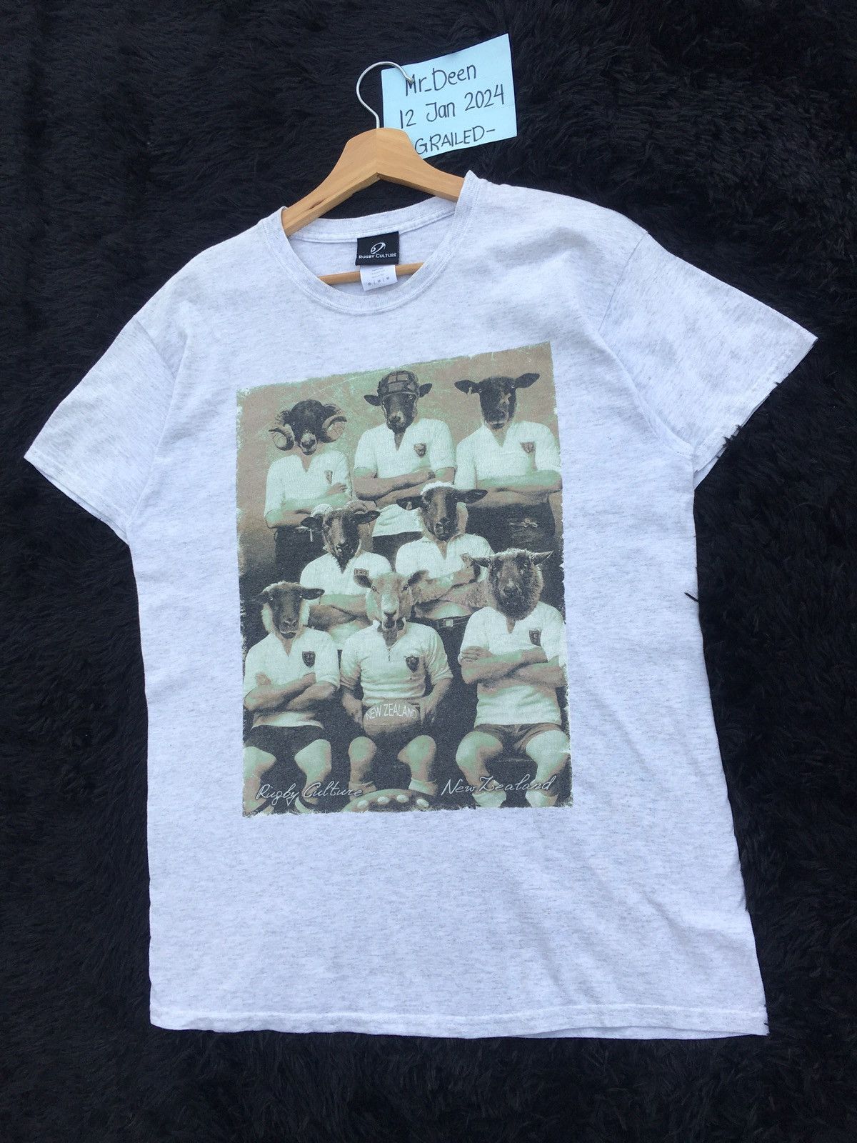 Vintage Rare Vintage Rugby Culture New Zealand Tshirt Size US M / EU 48-50 / 2 - 3 Thumbnail