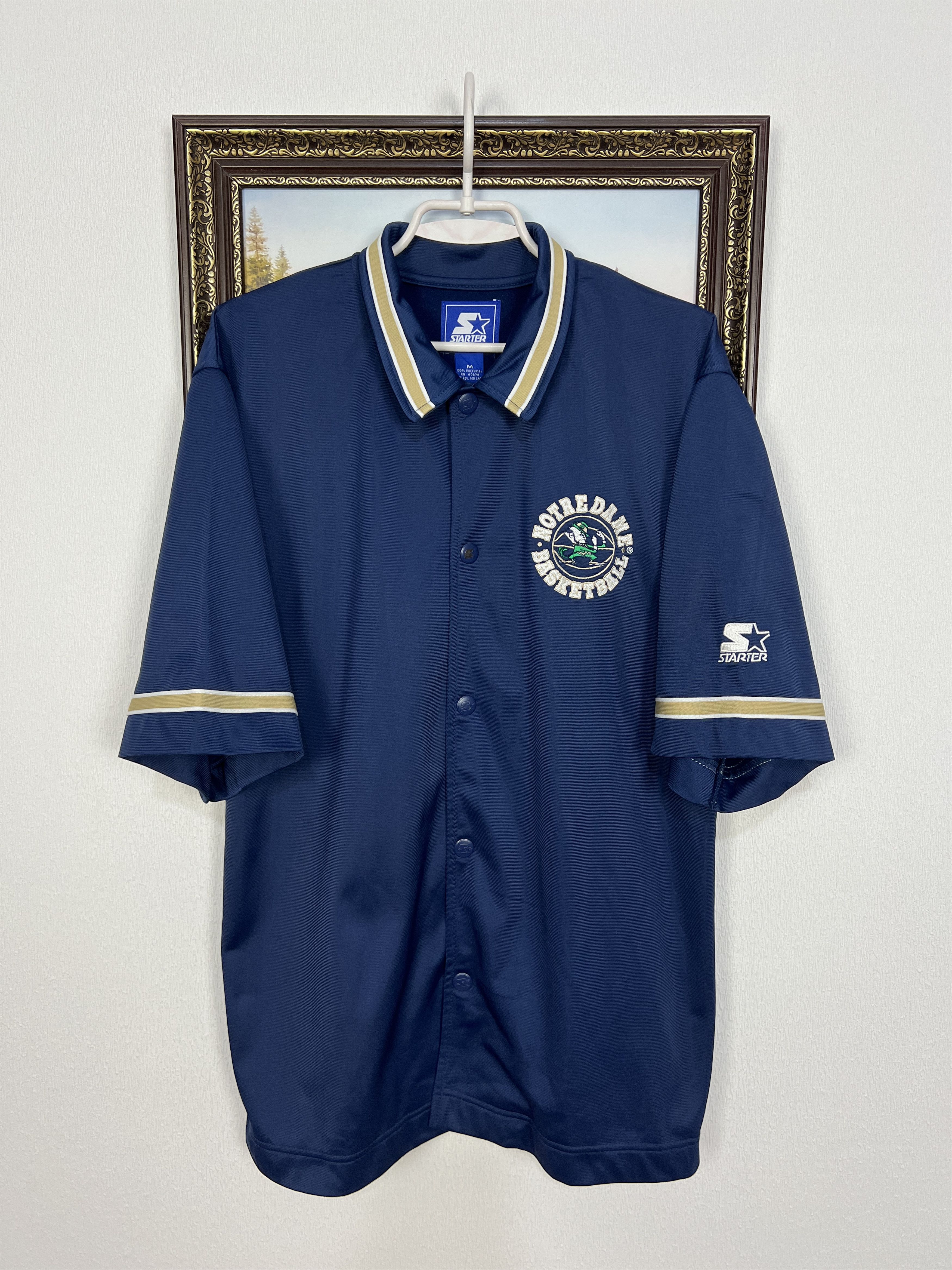 Starter Vintage 90's Notre Dame Fighting Irish Baseball Jersey Shirt Size US M / EU 48-50 / 2 - 3 Thumbnail