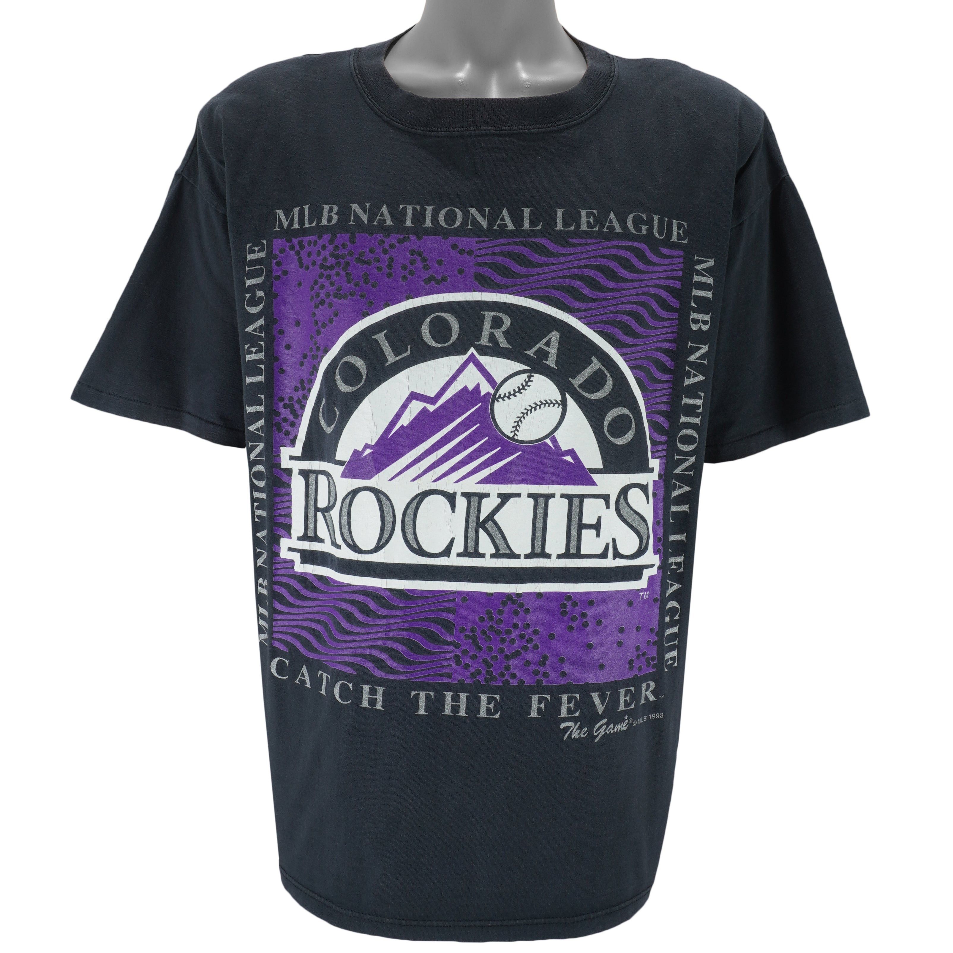 The Game MLB - Colorado Rockies Single Stitch T-Shirt 1993 Size US XL / EU 56 / 4 - 1 Thumbnail