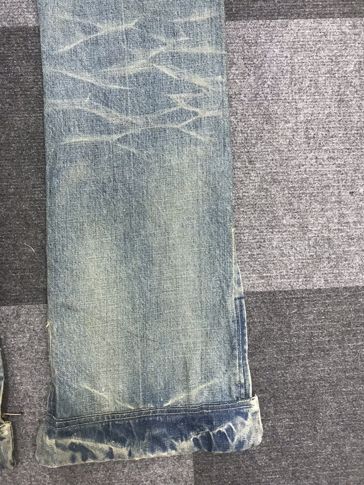 Japanese Brand 💥FLARE💥ARCHIVAL RICO STONE WASH DISTRESSED DENIM F132 Size US 32 / EU 48 - 20 Thumbnail