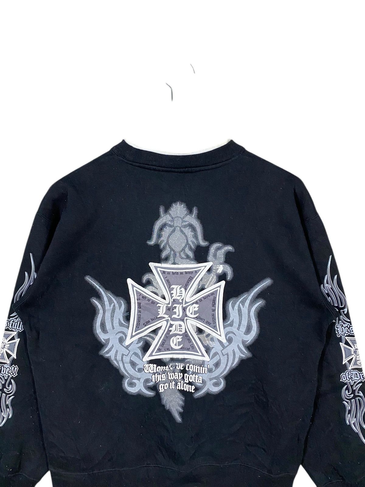 Beaumere Vintage y2k beaumere cross sweatshirt crewneck back hit Size US M / EU 48-50 / 2 - 8 Thumbnail