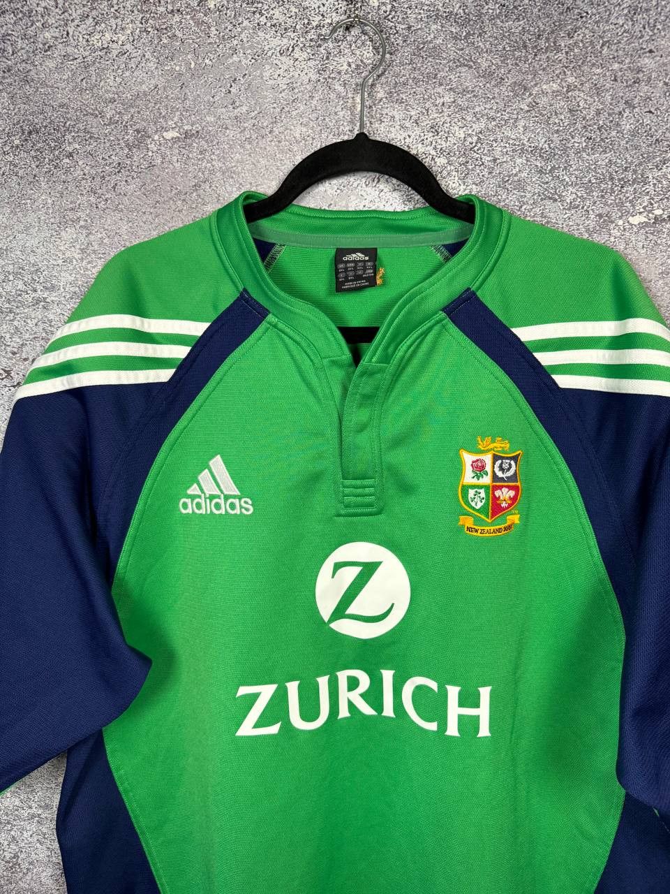 Adidas Vintage New Zealand 2005 Adidas World Cup Jersey Rugby Size US XXL / EU 58 / 5 - 3 Thumbnail