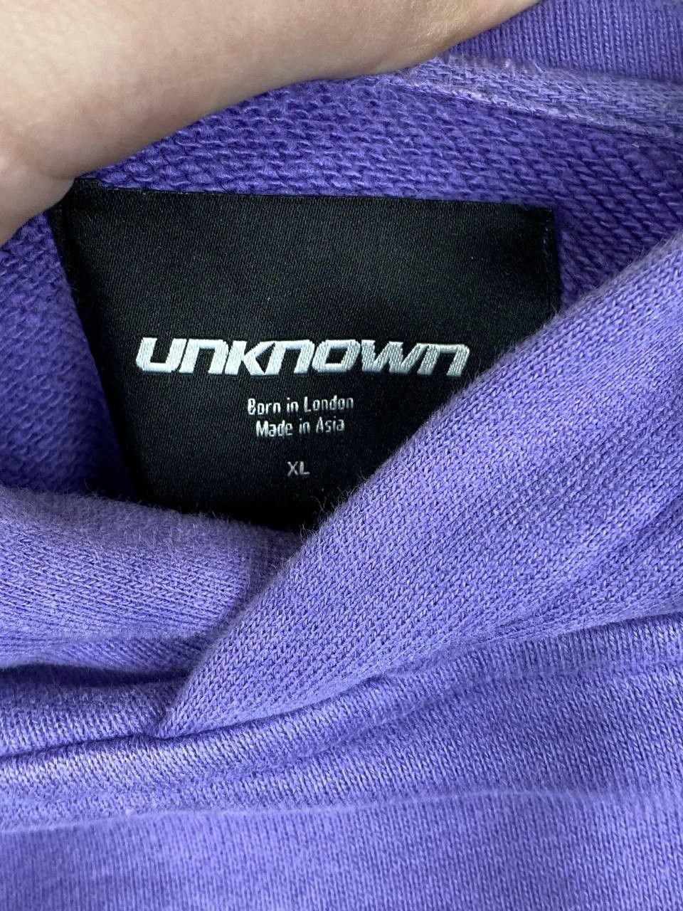 Unknown London Unknown London Violet Heavy Hoodie Size US XL / EU 56 / 4 - 4 Thumbnail
