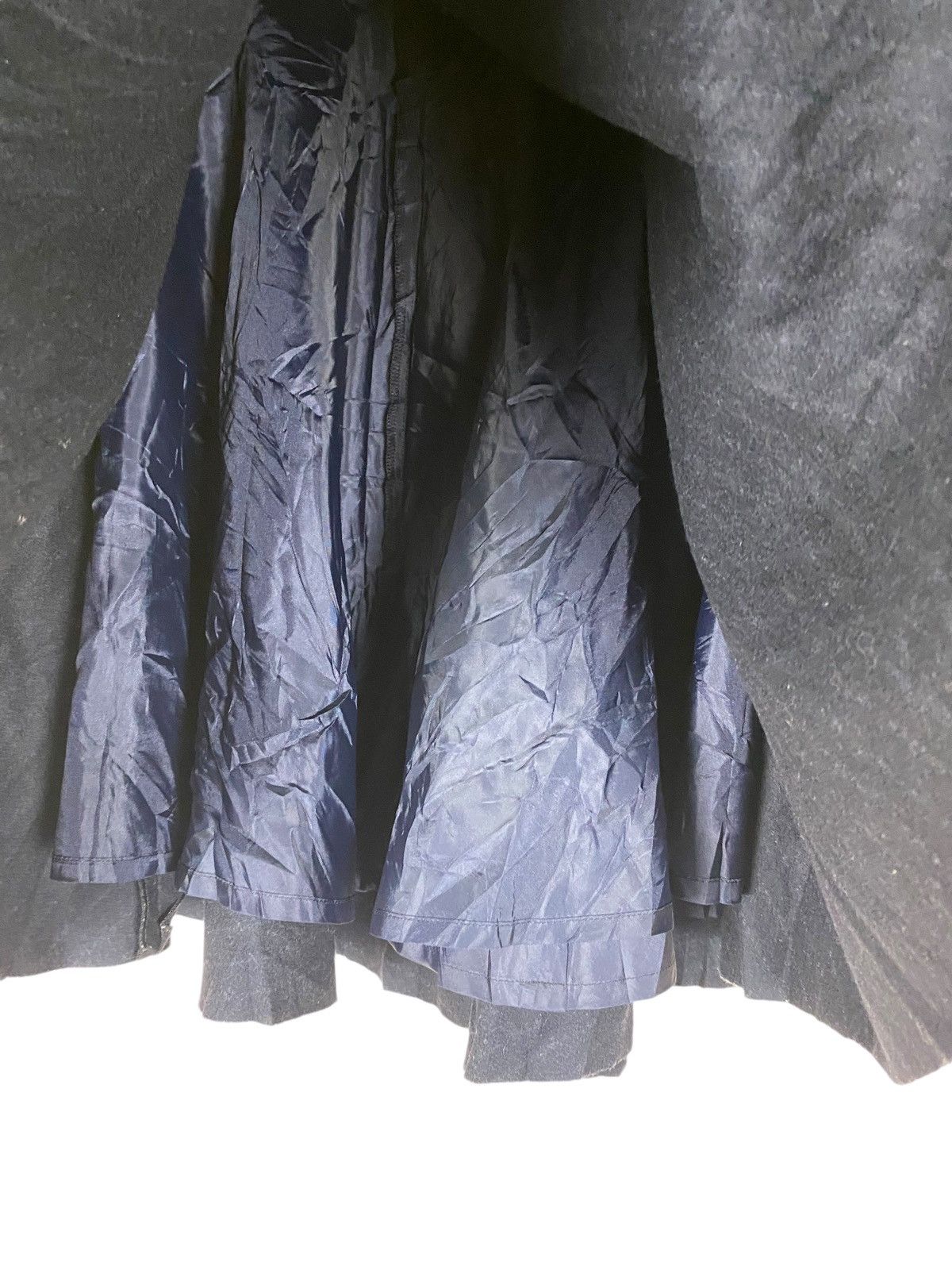 Lanvin Lanvin en Blue Stripe Skirt Size 23" - 6 Thumbnail