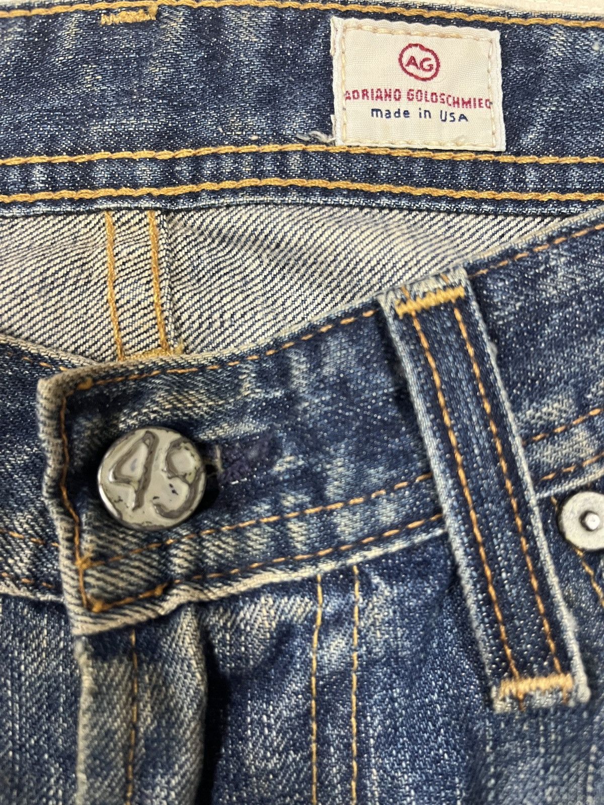 AG Adriano Goldschmied × Designer × Vintage Adriano goldschmied jeans non selvedge Size US 34 / EU 50 - 11 Thumbnail