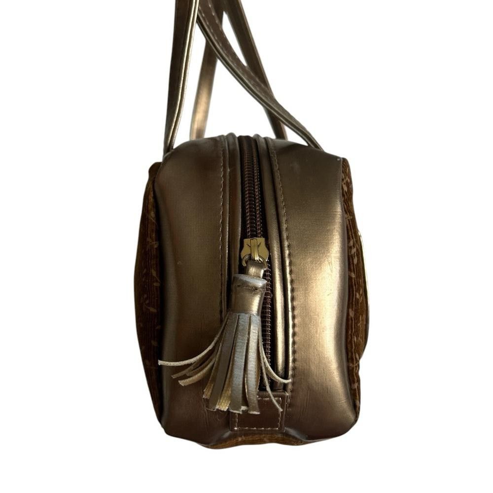 Designer Vintage Victoria's Secret Brown Corduroy Handbag Size ONE SIZE - 2 Thumbnail