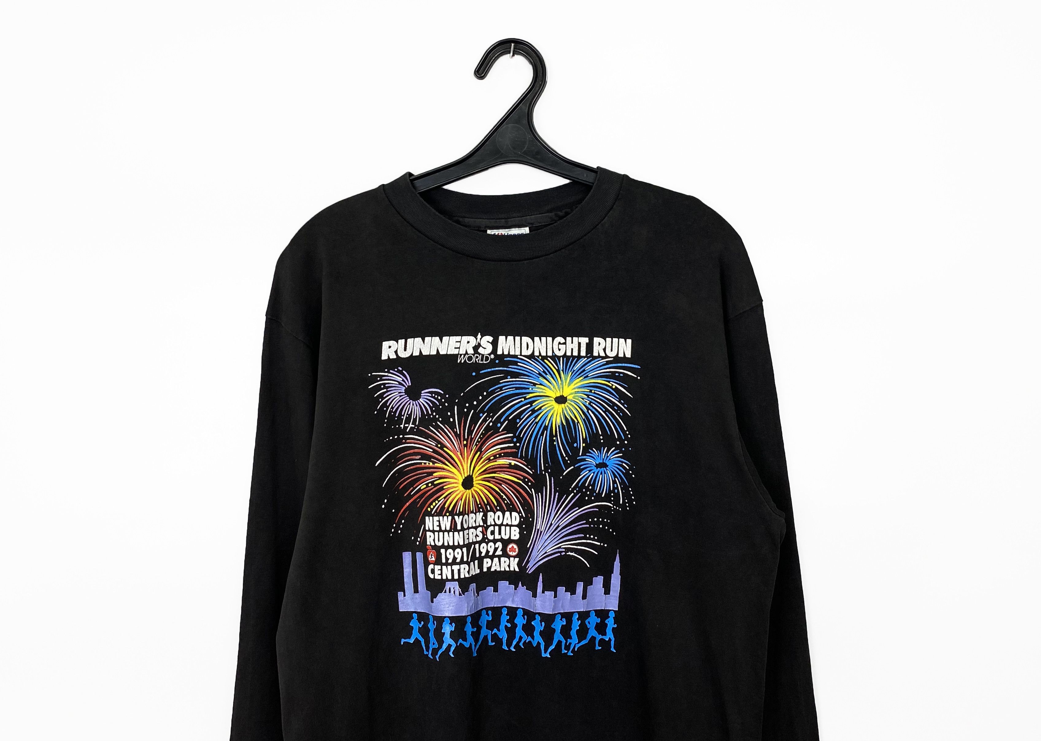 Hanes Vintage HANES 1991's New York Central Park Midnight Run Size US L / EU 52-54 / 3 - 2 Thumbnail