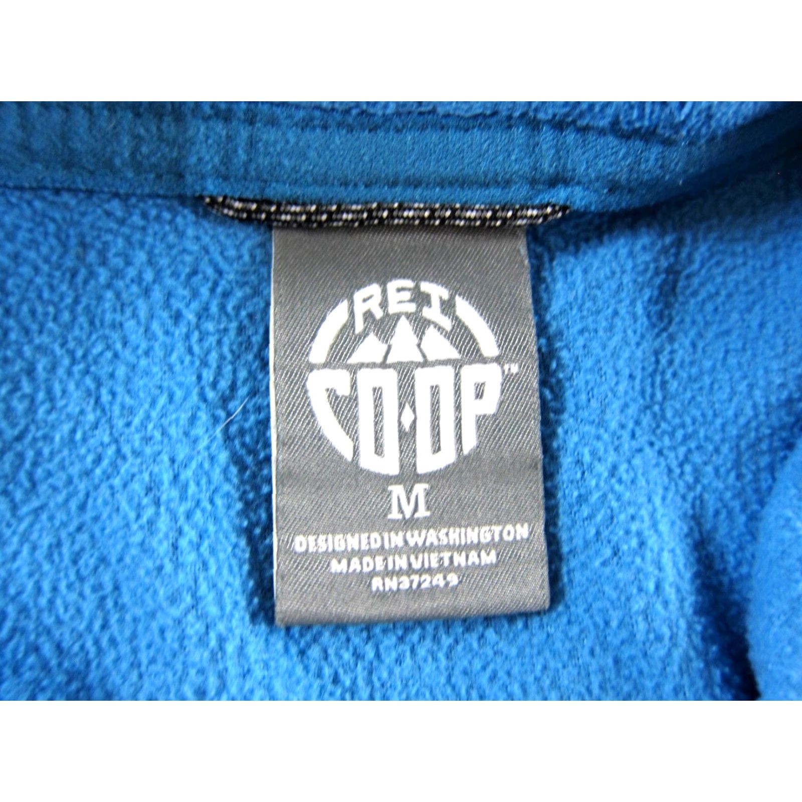 Vintage REI Blue CO-OP Fleece 1/4 Zip Long Sleeve Pullover Mock Neck Shirt Women M Size M / US 6-8 / IT 42-44 - 3 Thumbnail
