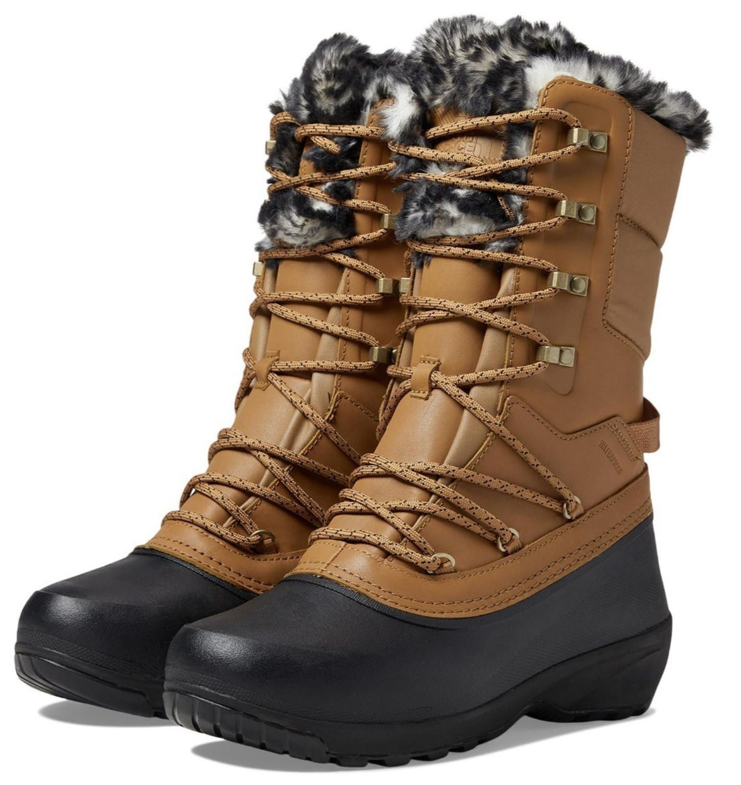 THE NORTH FACE Shellista IV Luxe Utility Brown Black 7.5 NEW