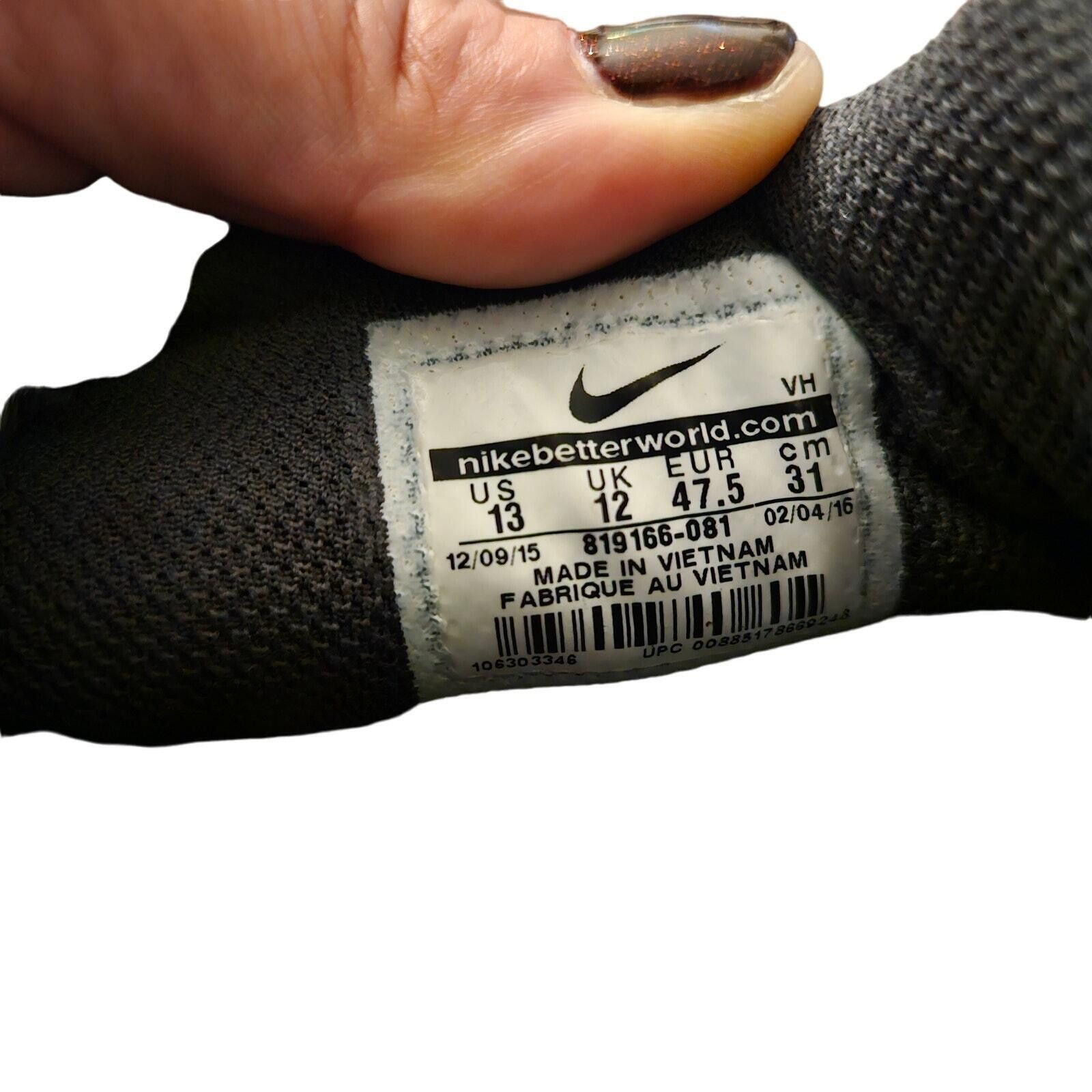 Nike Nike Running Shoes - SZ 13 - Orange & Black + Novelty SPcks Size US 13 / EU 46 - 4 Thumbnail