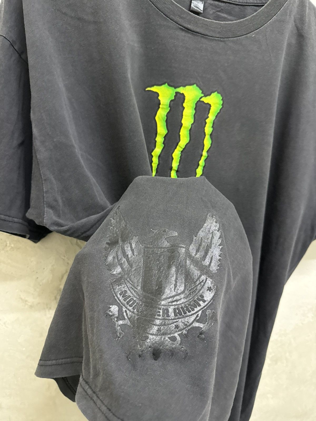 Vintage 2000s Monster Energy One Army y2k Tees Size US XL / EU 56 / 4 - 4 Thumbnail