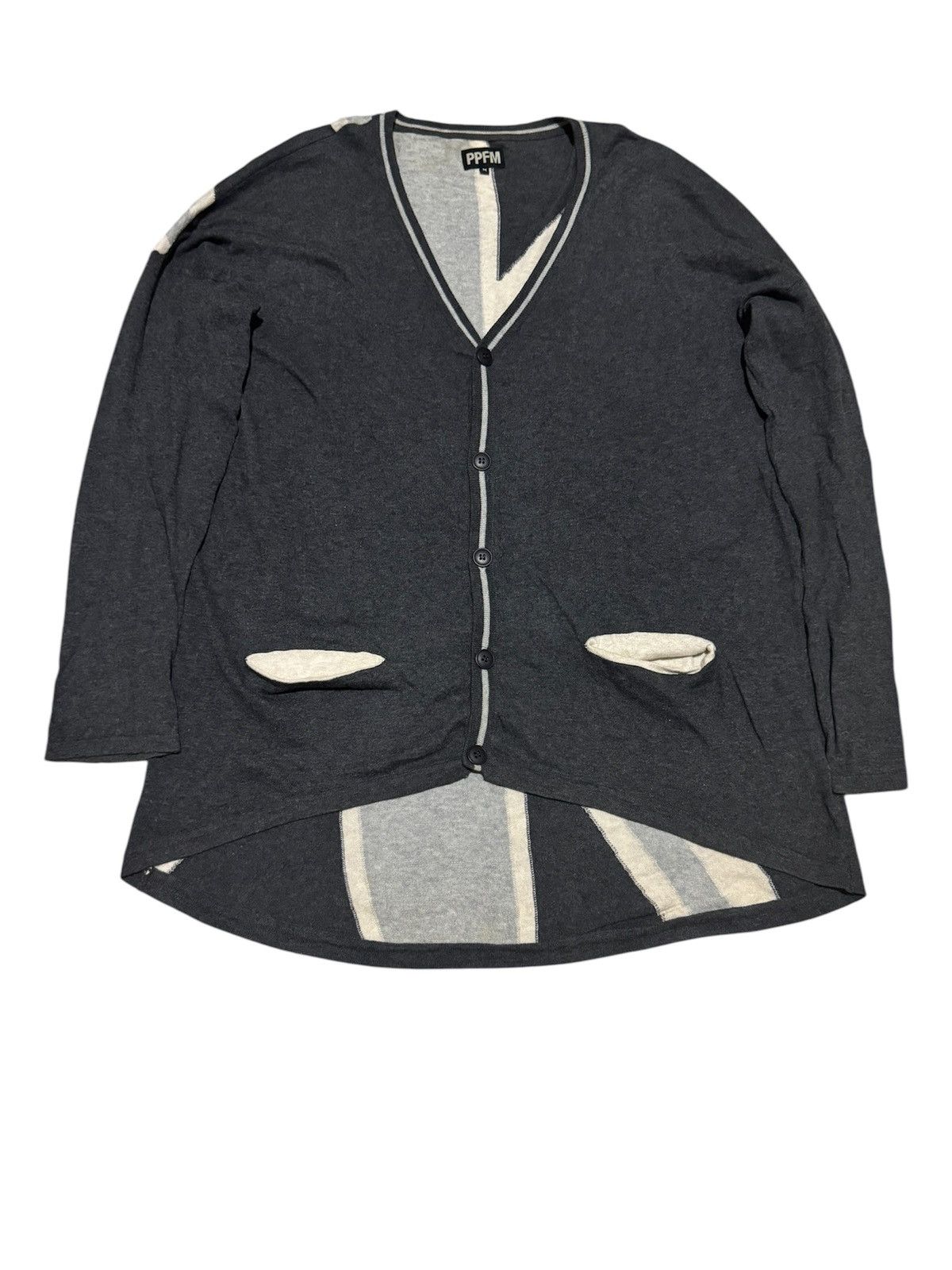 Japanese Brand × PPFM Balmain Inspired! OG Union Jack PPFM L/S Cardigan Size US M / EU 48-50 / 2 - 2 Thumbnail