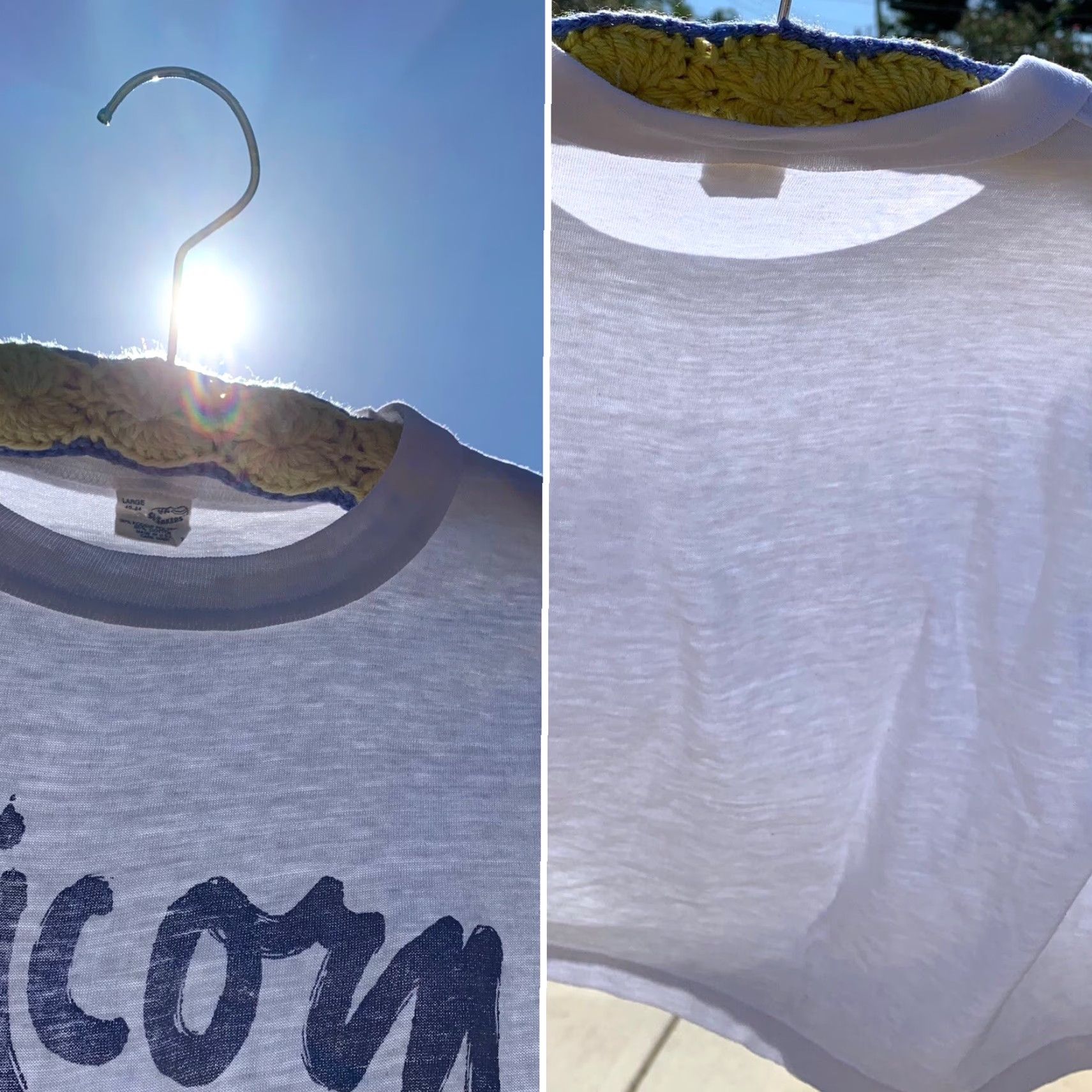 Vintage VINTAGE Unicorn Sleeveless Crop Top Muscle Tee Half Shirt T Shirt L 70s 80s Size L / US 10 / IT 46 - 6 Thumbnail