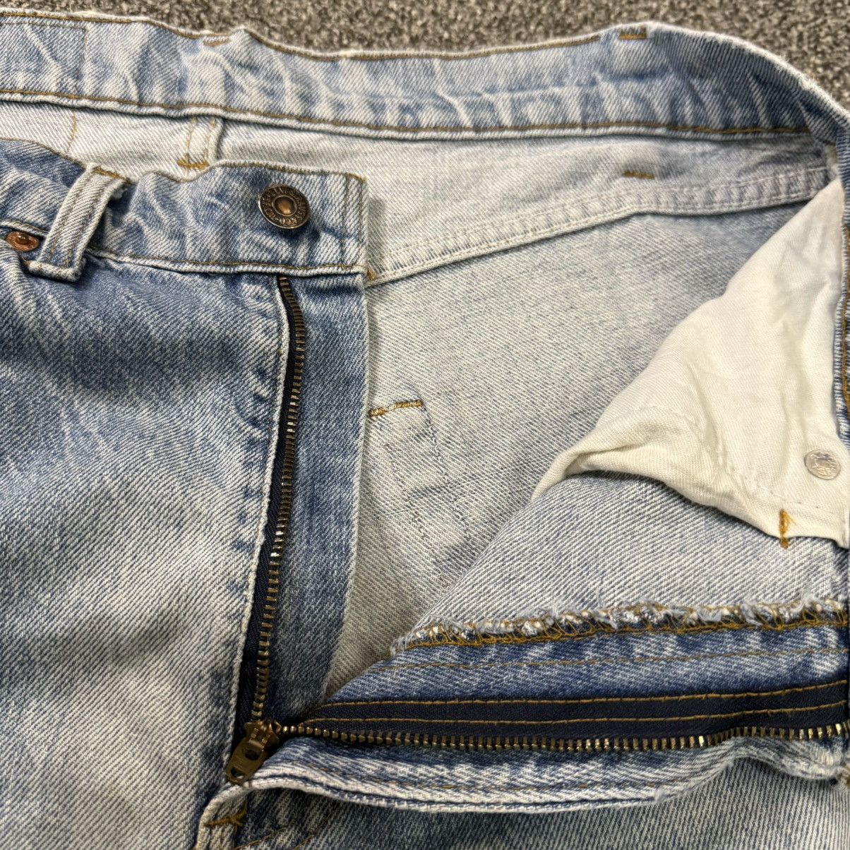 Levi's Vintage Clothing 70s 80s Levis 501 Distressed Aging Rindem Denim W34 USA Size US 34 / EU 50 - 12 Thumbnail