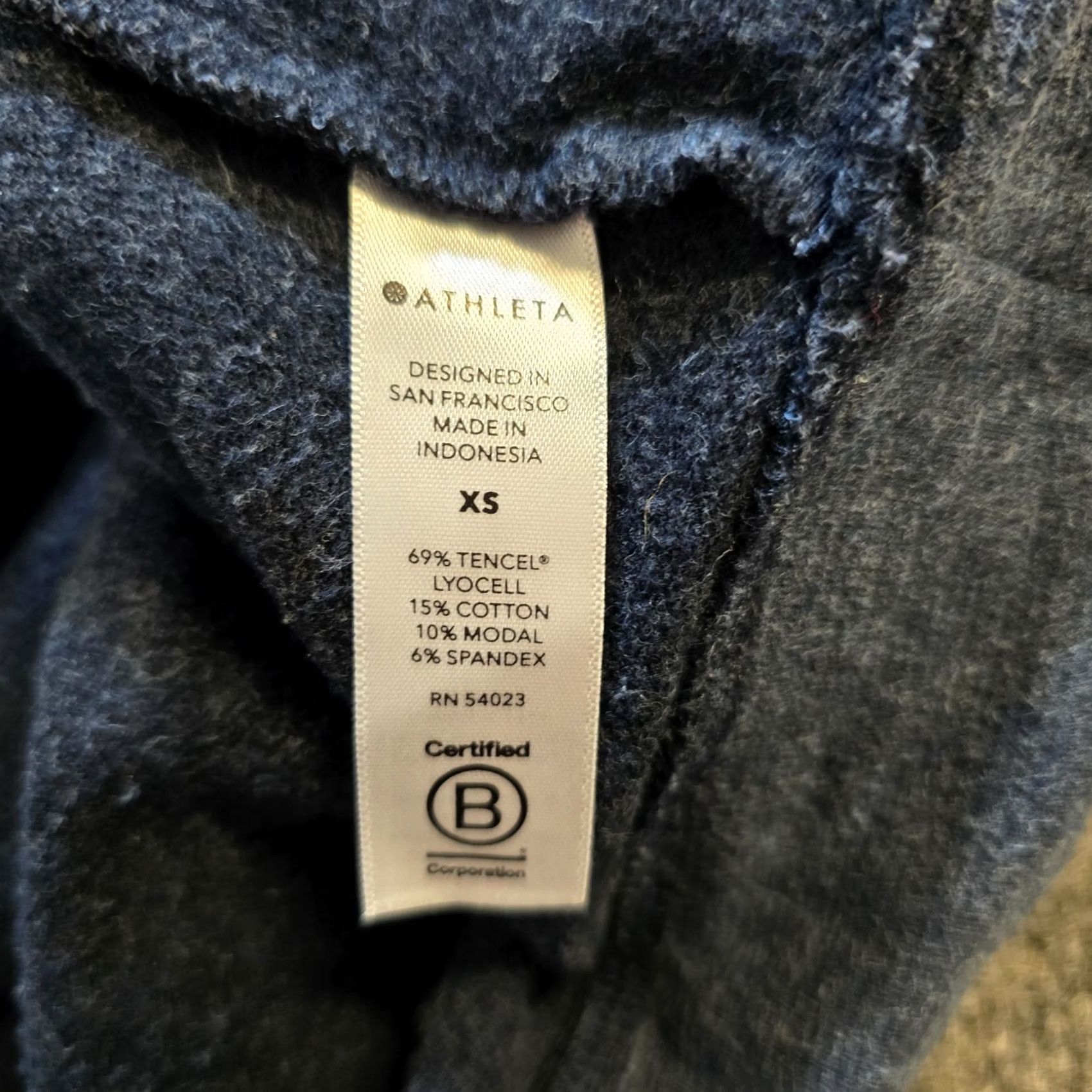 Athleta Athleta Sweater Women XS Blue Knit Long Sleeve Pullover Shirt Casual Lounge presso Size XS / US 0-2 / IT 36-38 - 7 Thumbnail