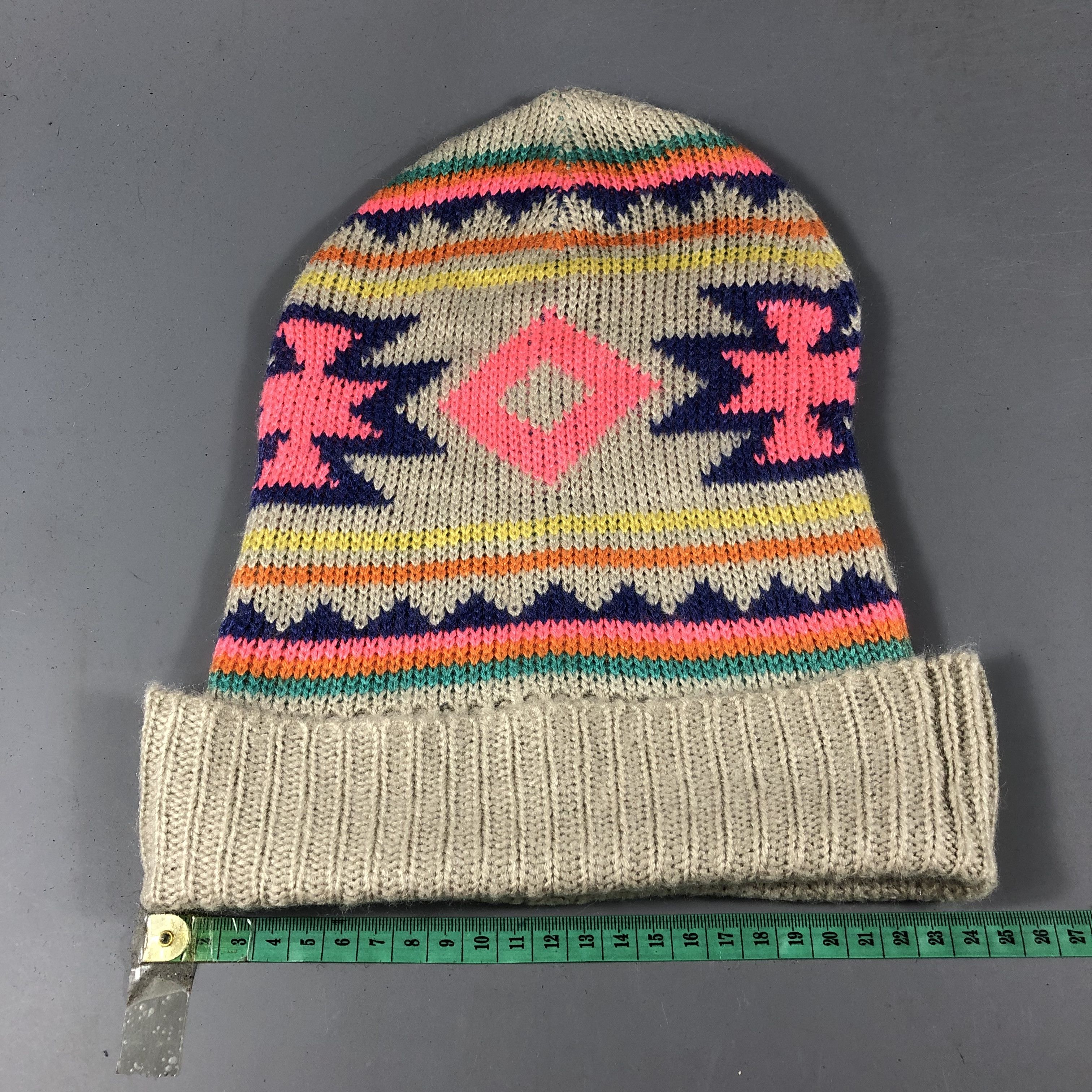 Forever 21 Forever21 Navajo Beanie Snowcap Snow Hat B1054 Size ONE SIZE - 3 Thumbnail