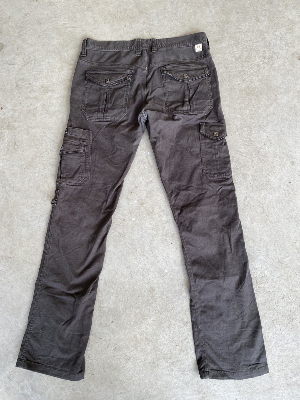 HIDEAWAYS Hideaways Nicole Japan Multi Pocket Cargo Flare Pants Size US 33 - 13 Thumbnail