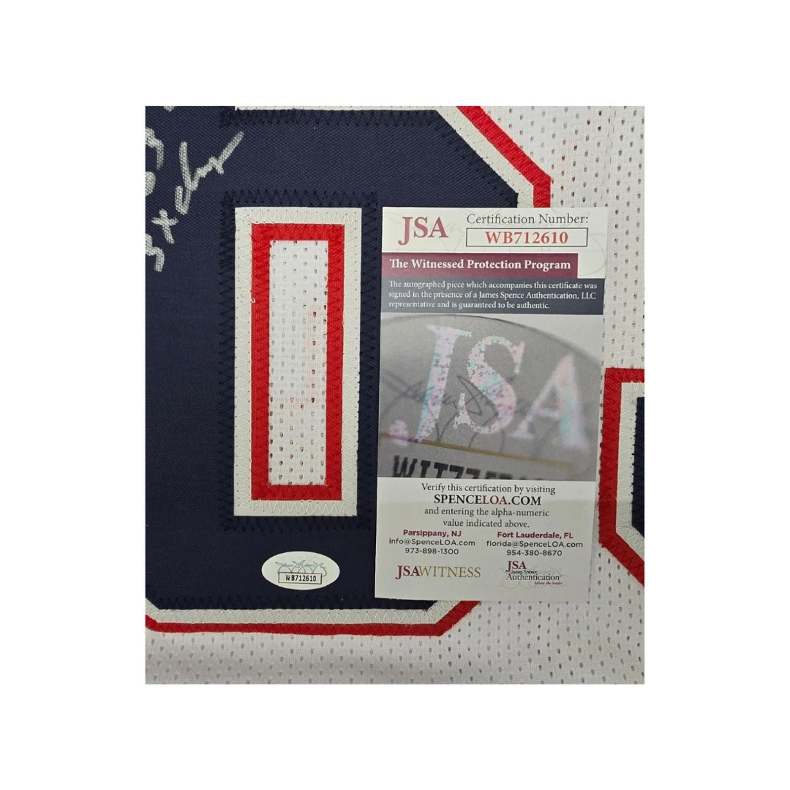 Other Joe Andruzzi Autographed Football Jersey With COA (XL) Size ONE SIZE - 5 Thumbnail