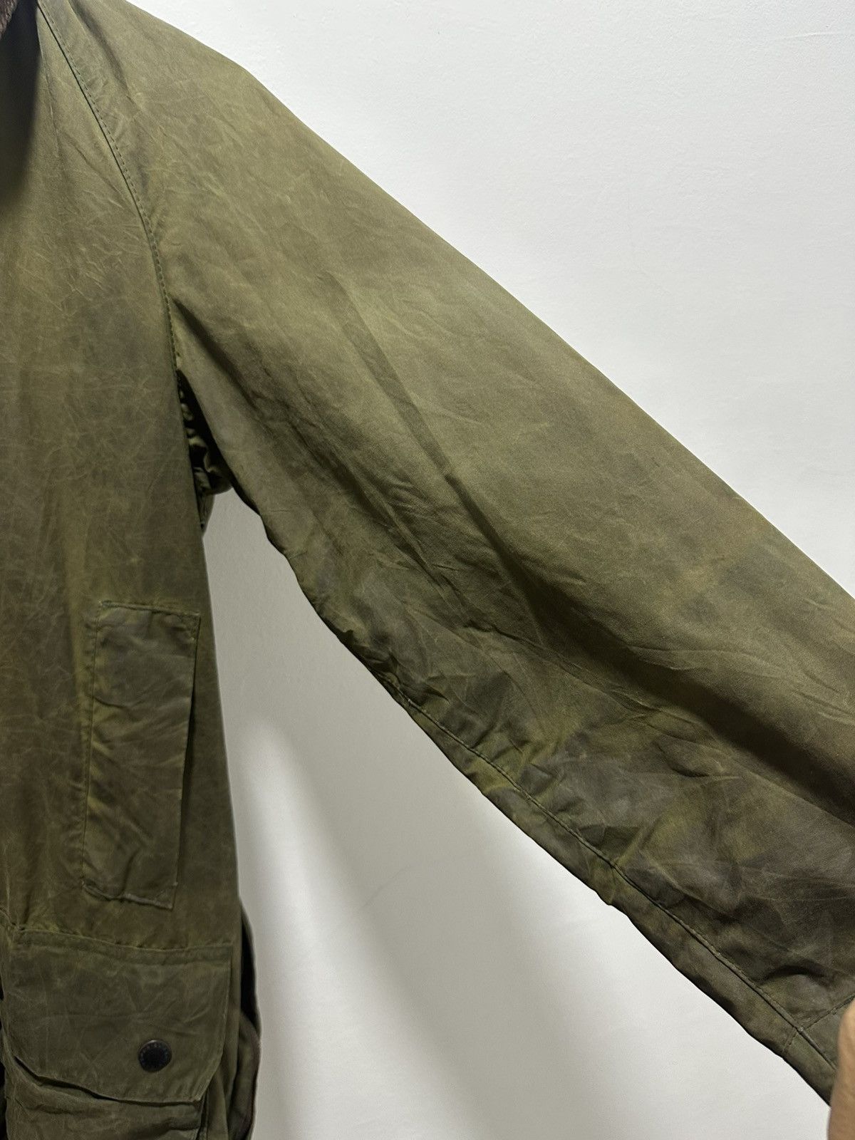 Barbour Barbour Beufort Waxed Cotton hunting Jacket distressted Size US M / EU 48-50 / 2 - 7 Thumbnail