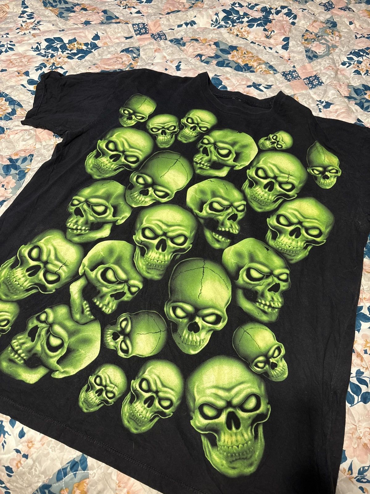 Other Vintage Y2K Skullpile T-Shirt Size US L / EU 52-54 / 3 - 3 Thumbnail