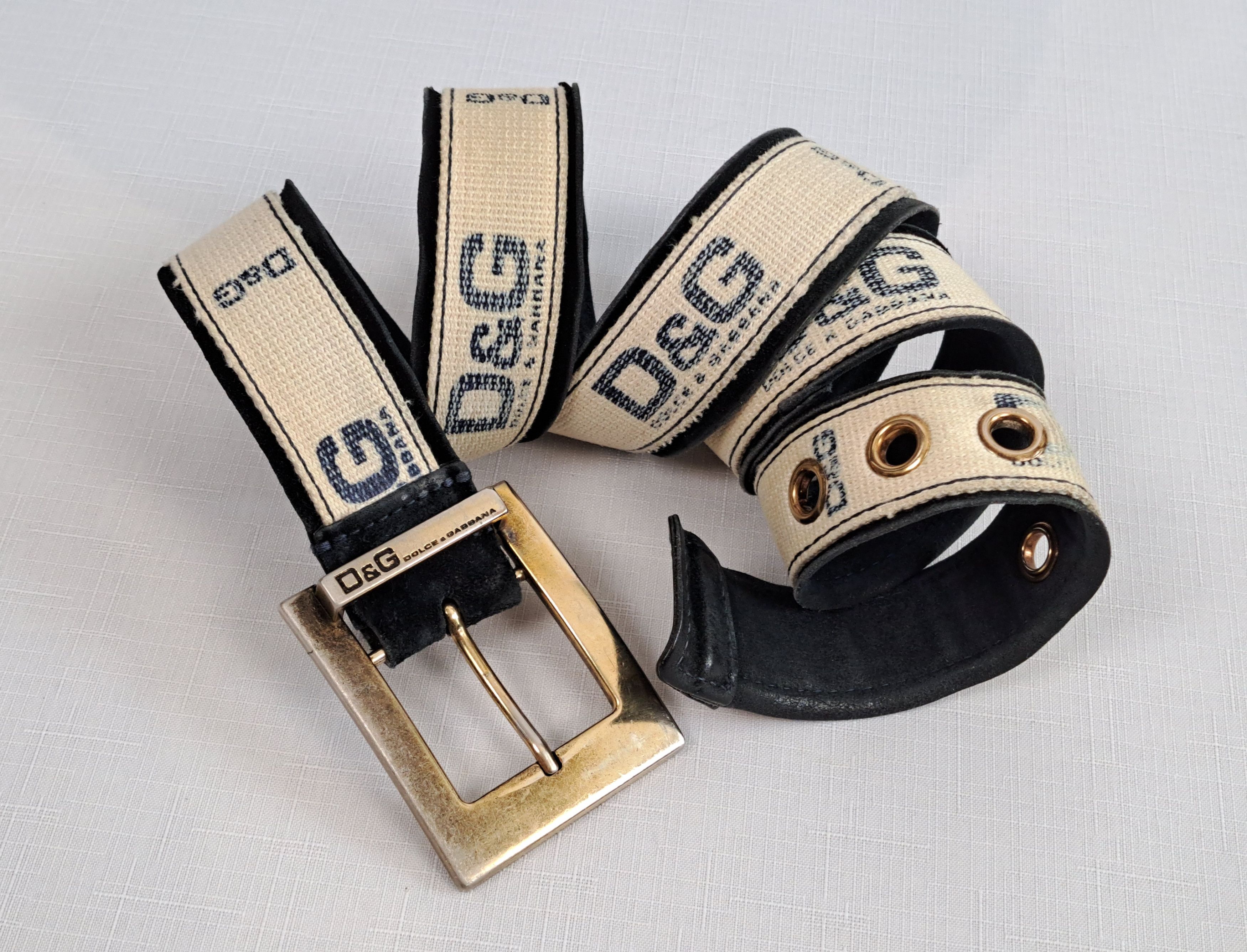 90’s vintage used DOLCE&amp;GABBANA ワイドゴムベルト vintage dolce gabbana belt and brass belt buckle y2k designer rare