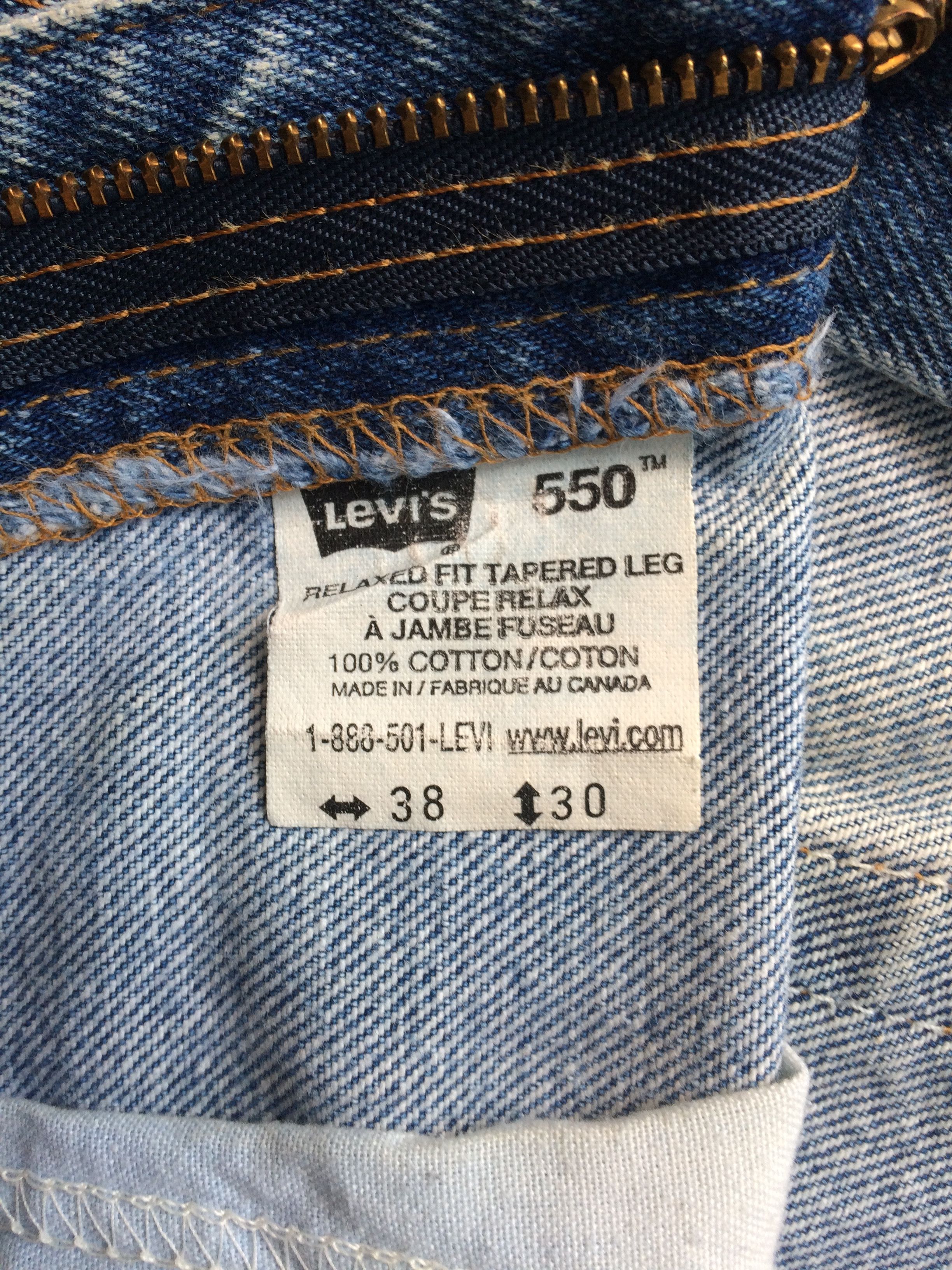 Levi's × Vintage Distressed Levis 550 Jeans #B-746 Size US 38 / EU 54 - 10 Thumbnail