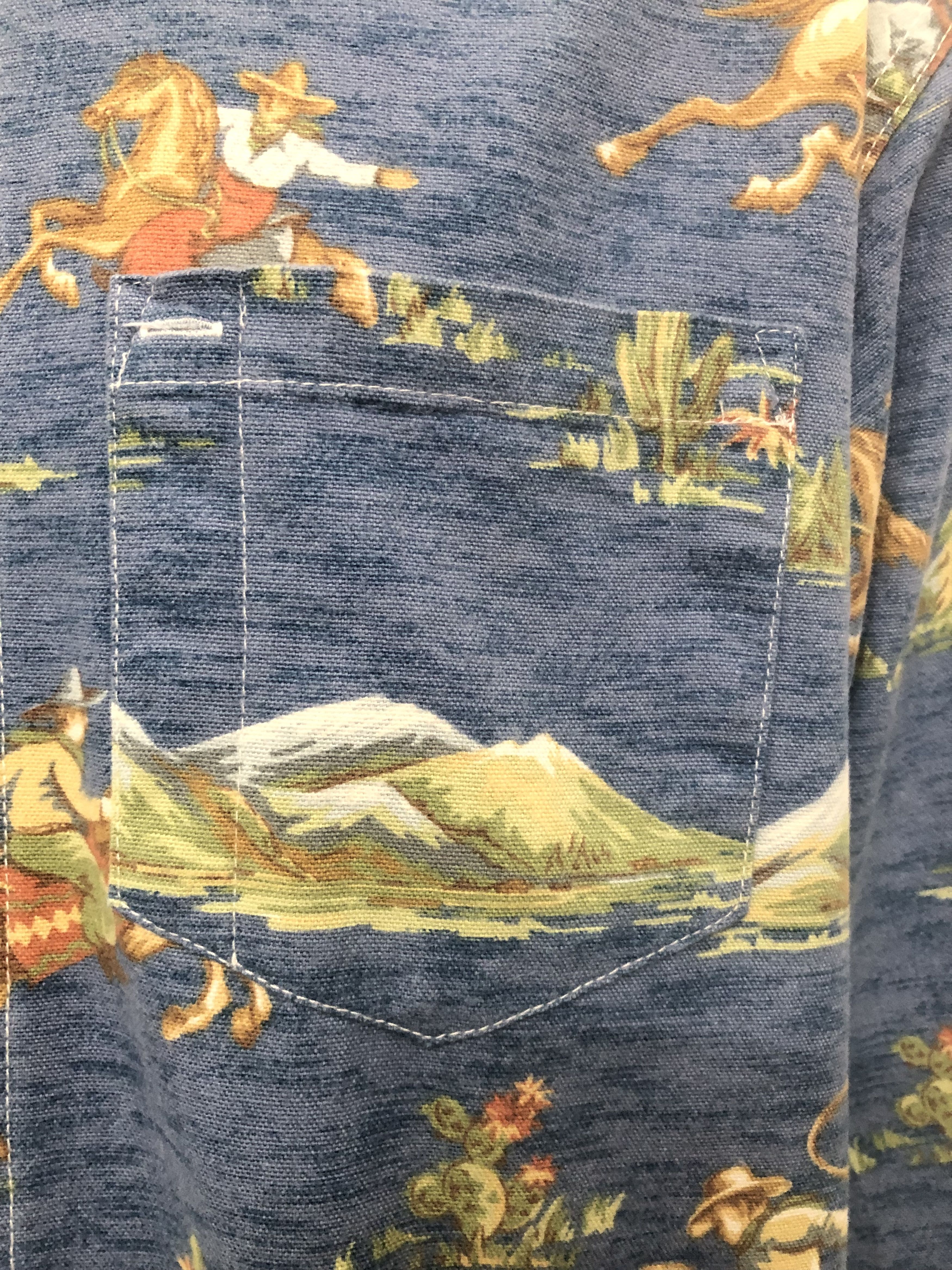 Vintage Vintage Rare Utility Canvas Usa Shirt Size US L / EU 52-54 / 3 - 3 Thumbnail