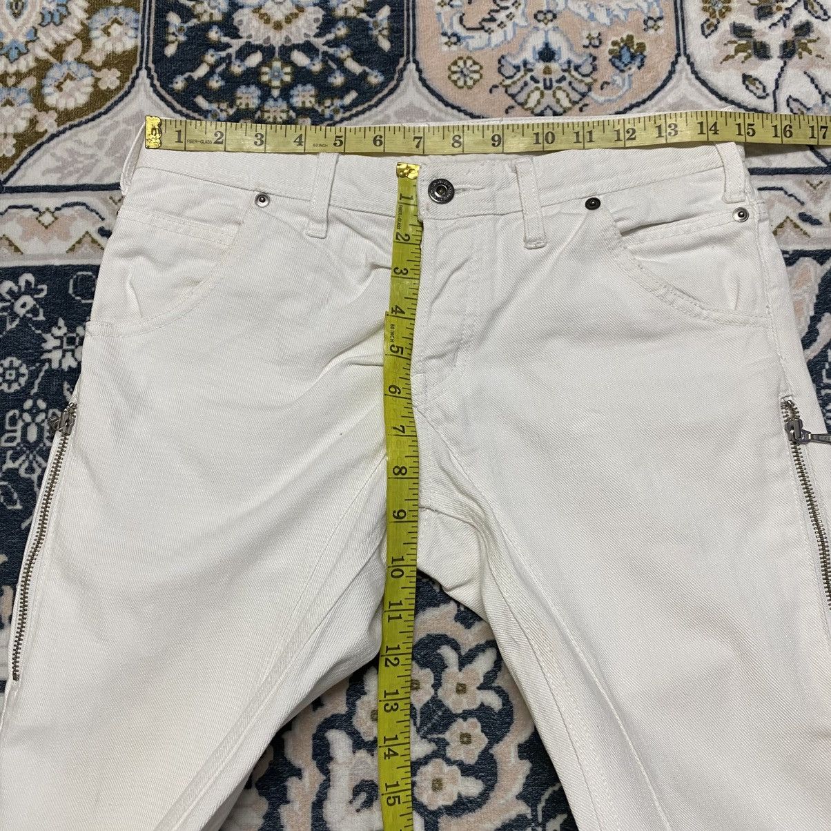 Yohji Yamamoto A.A.R Against All Risks White Denim Zipper Jeans Size US 29 - 20 Thumbnail