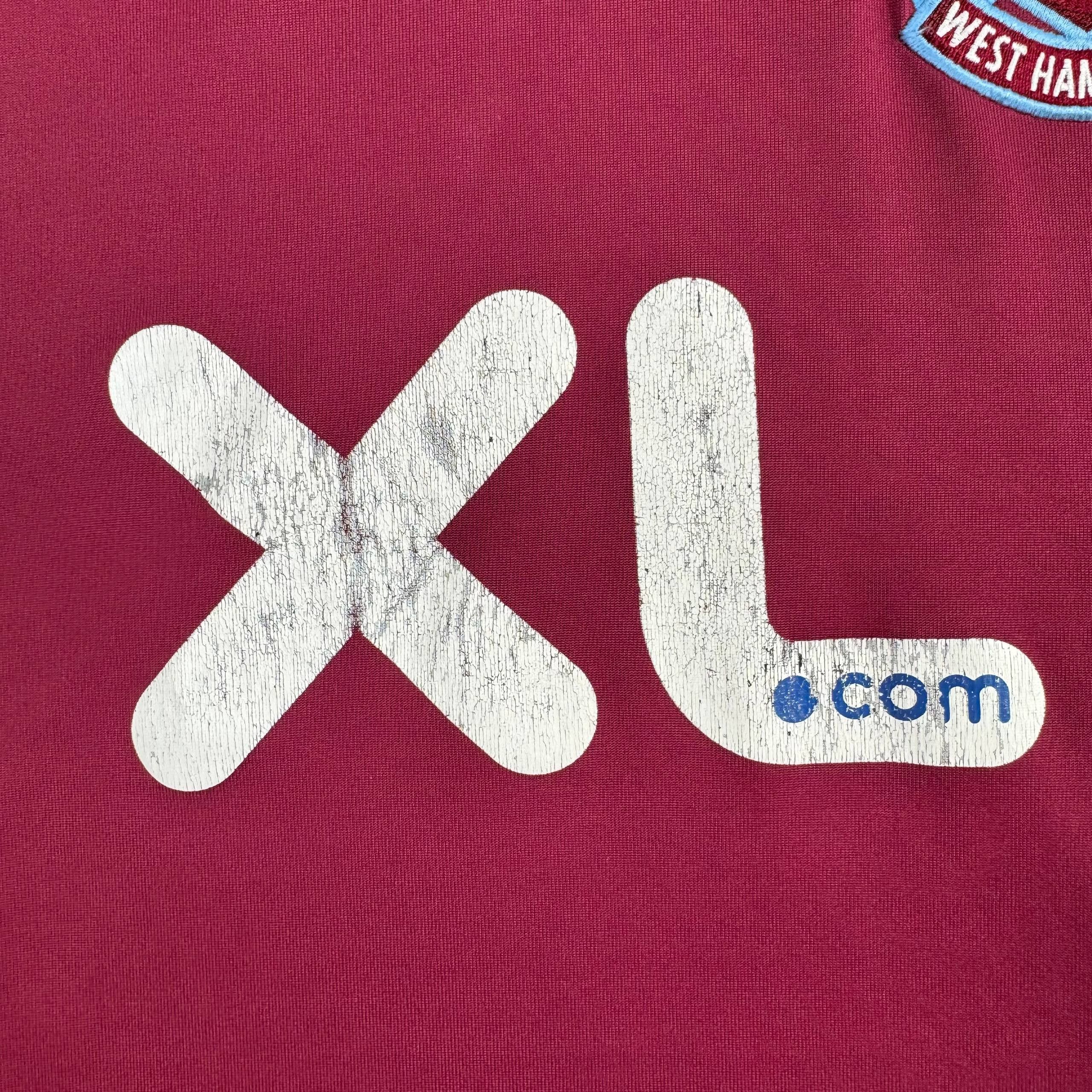 Umbro West Ham United 2008/08 Home Football Shirt Umbro Soccer XL Size US XL / EU 56 / 4 - 4 Thumbnail