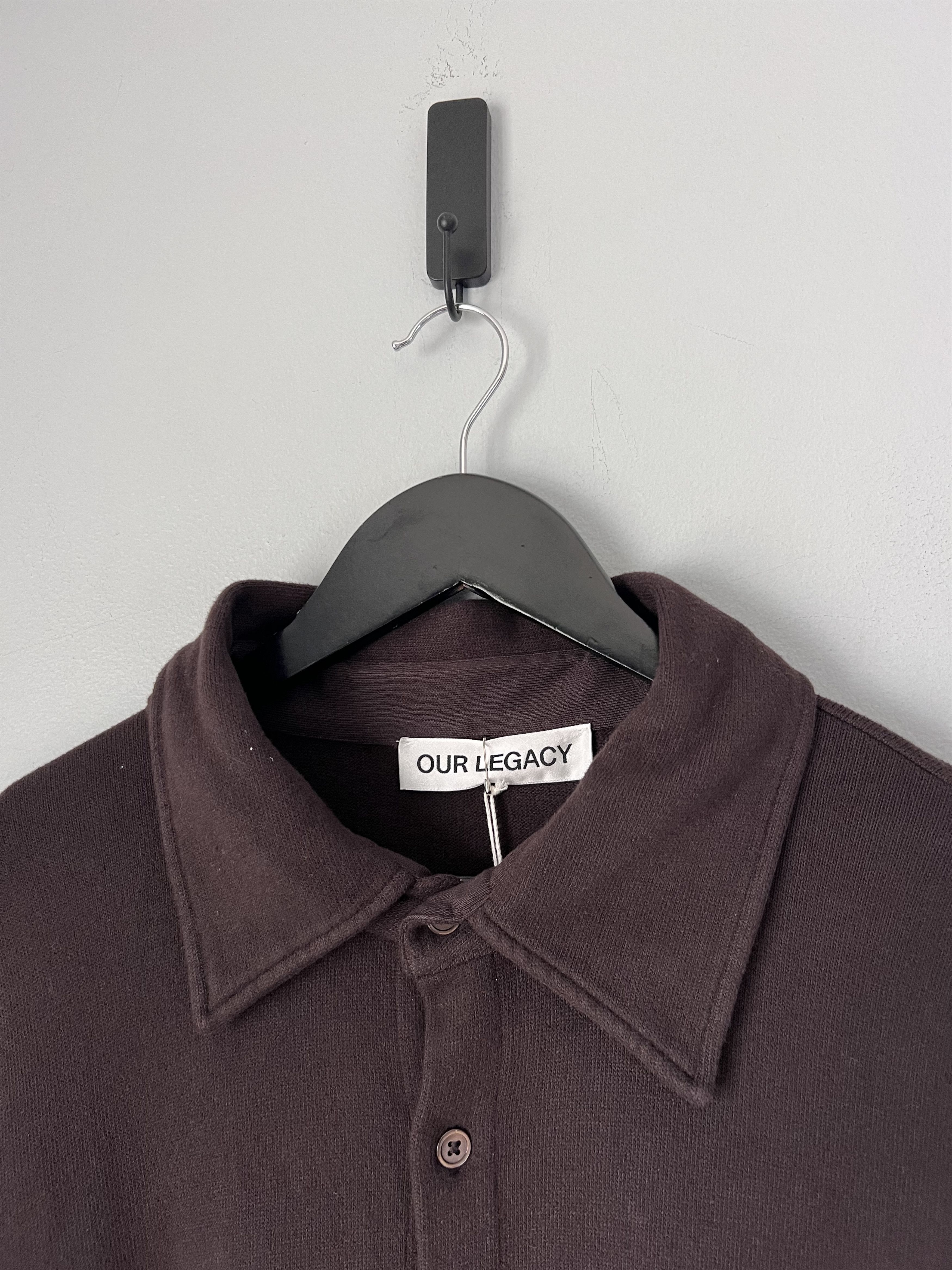 Our Legacy Our Legacy Recovery Button Up Shirt in Brown Fuzzy Fleece Size US L / EU 52-54 / 3 - 2 Thumbnail
