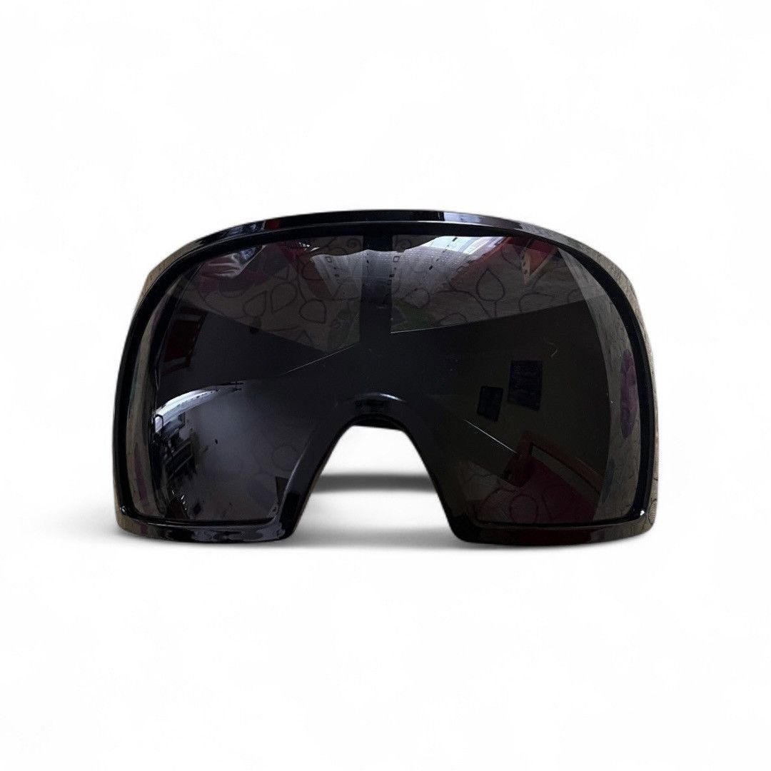Japanese Brand Big glass Big eye Aestethic Punk Sunglasses Hip-hop Black Size ONE SIZE - 2 Thumbnail