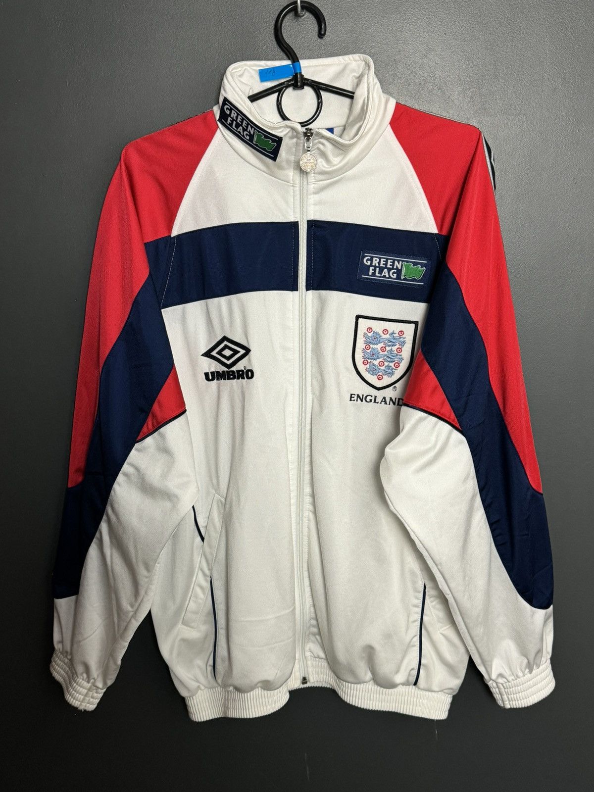 Umbro Vintage England National Team Training Football Jacket Size US M / EU 48-50 / 2 - 1 Thumbnail