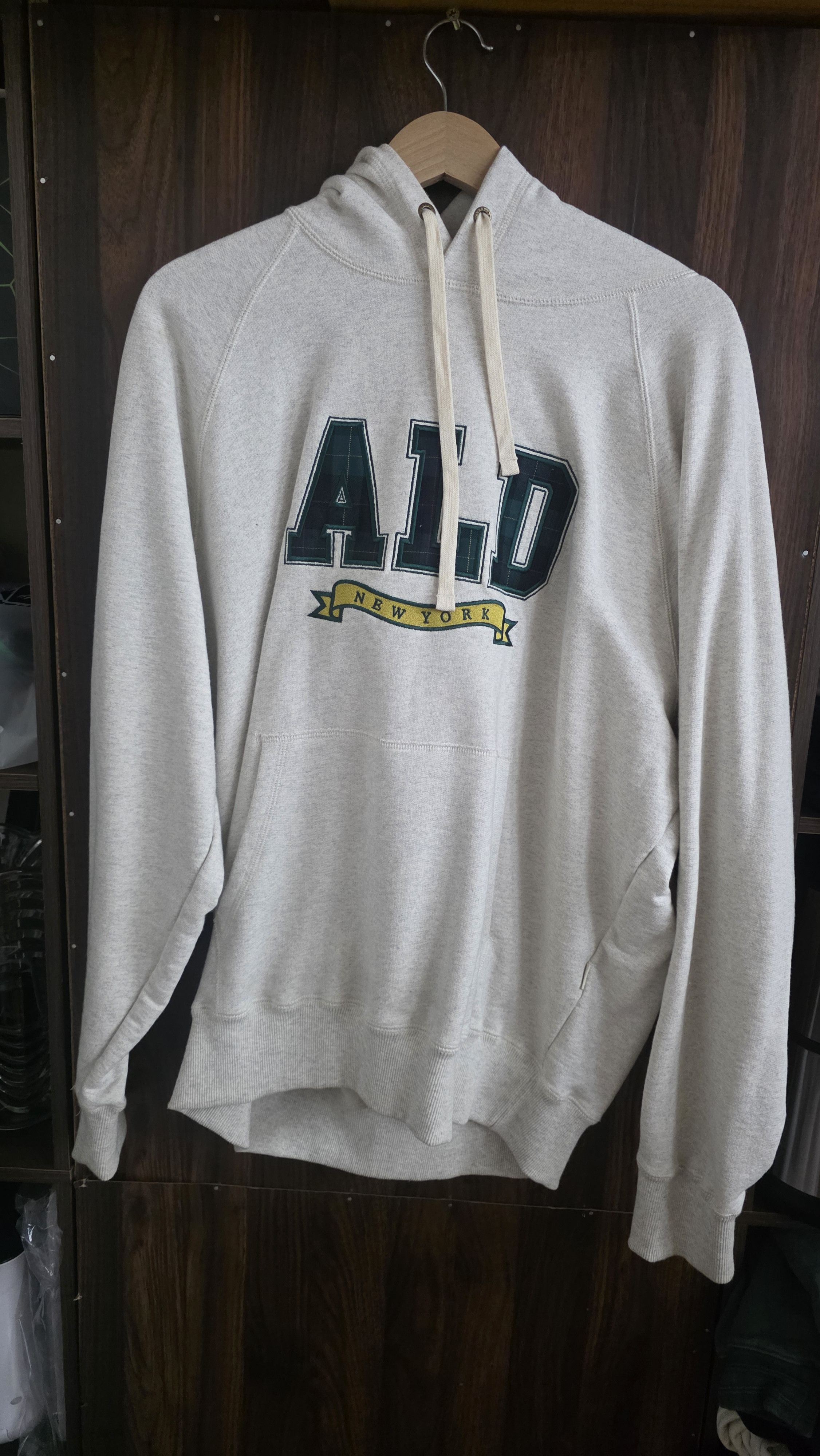 Aime Leon Dore Plaid Appliqué ALD Hoodie Size US XL / EU 56 / 4 - 2 Thumbnail