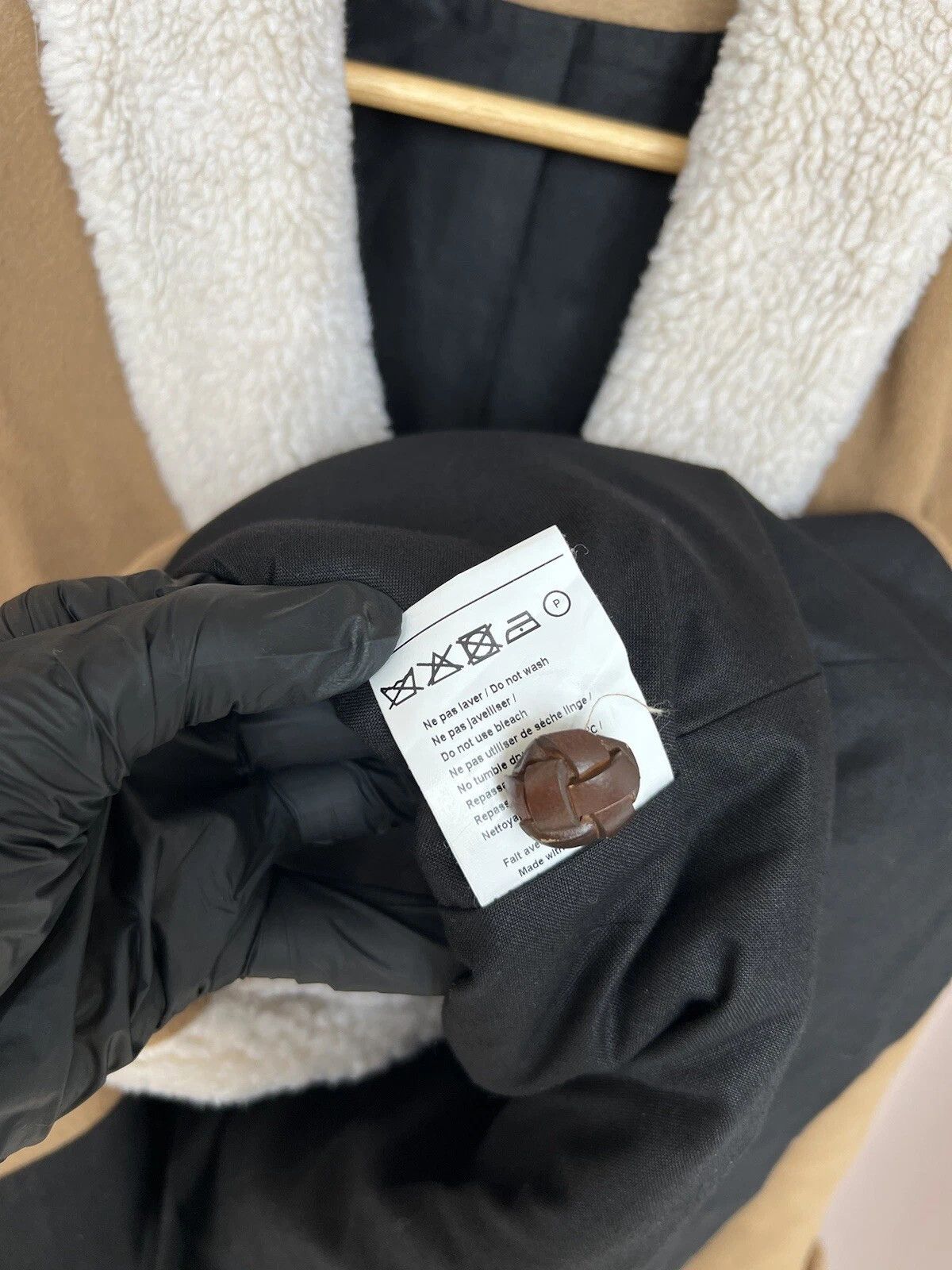 Sezane Sezane Wool Coat Teddy Collar Womens Size S Button Jacket Size S / US 4 / IT 40 - 12 Thumbnail