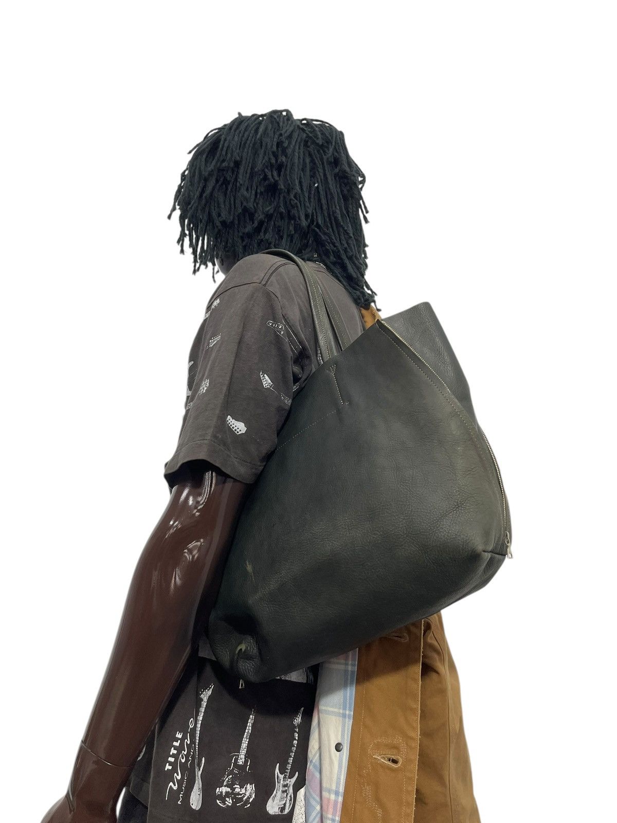 Genuine Leather Full Leather Plus Style Japan Tote Shoulder Bag 1🟩7 Size ONE SIZE - 1 Thumbnail