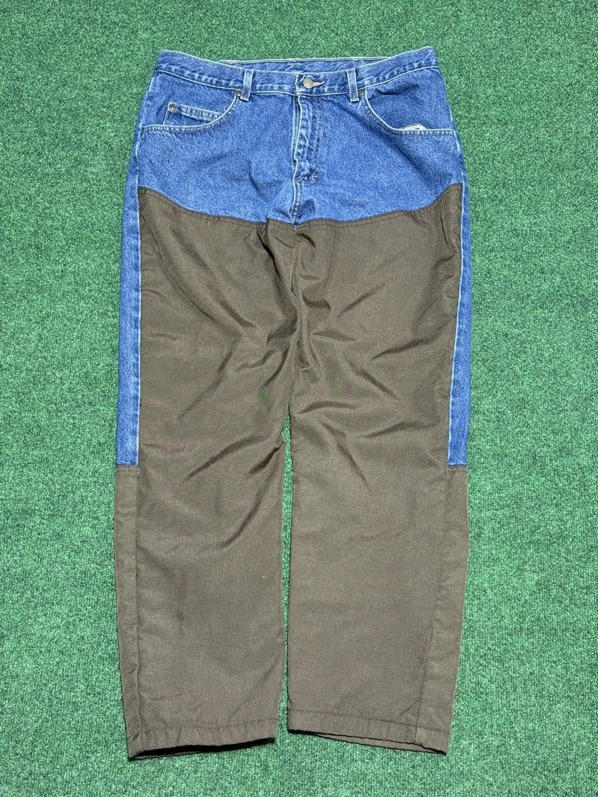 Wrangler Vintage Wrangler Brush Guard Double Front Jeans Size US 36 / EU 52 - 1 Thumbnail