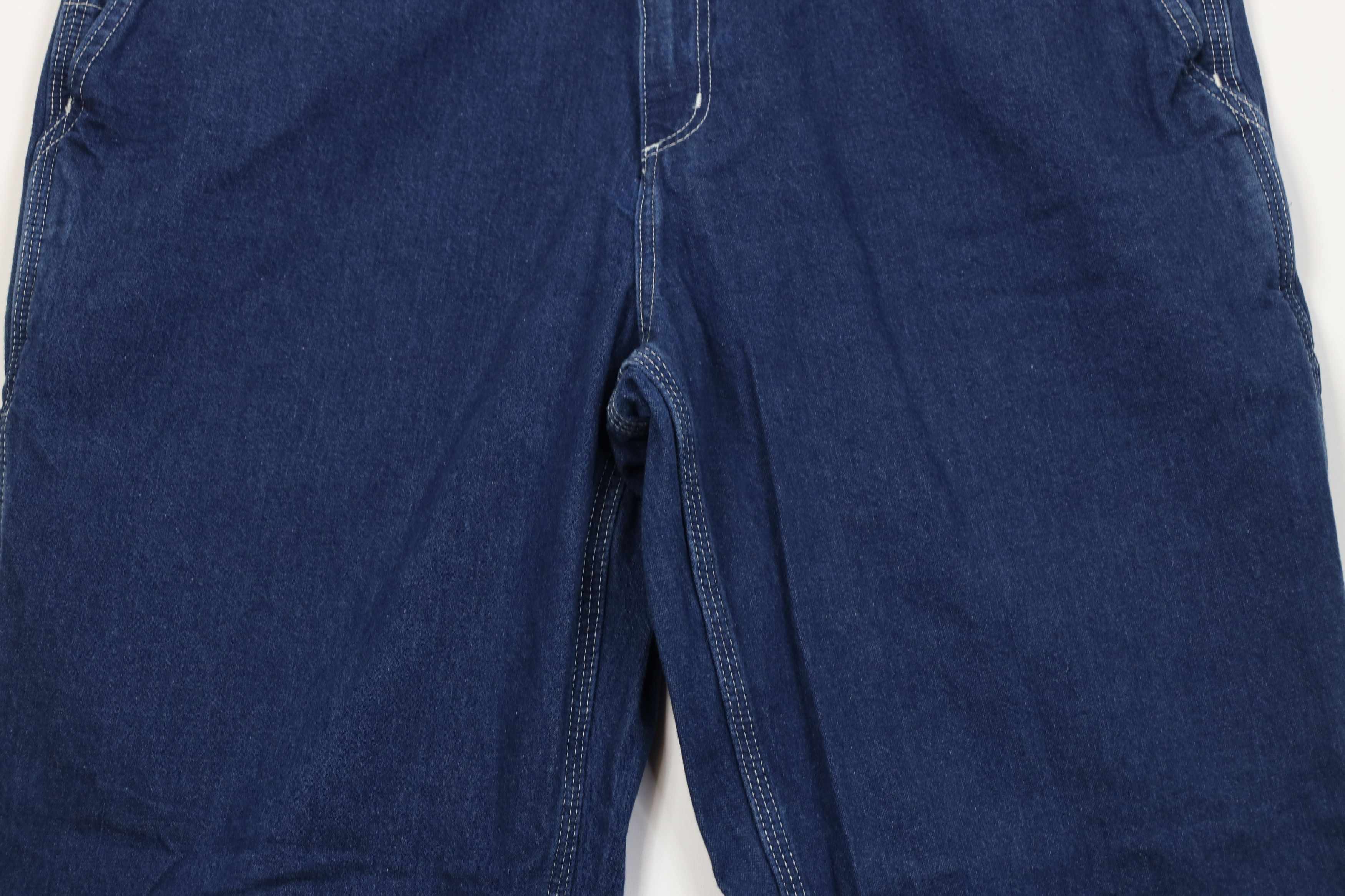 Carhartt Vintage Carhartt Spell Dungaree Wide Leg Denim Jeans Blue Size US 40 / EU 56 - 3 Thumbnail