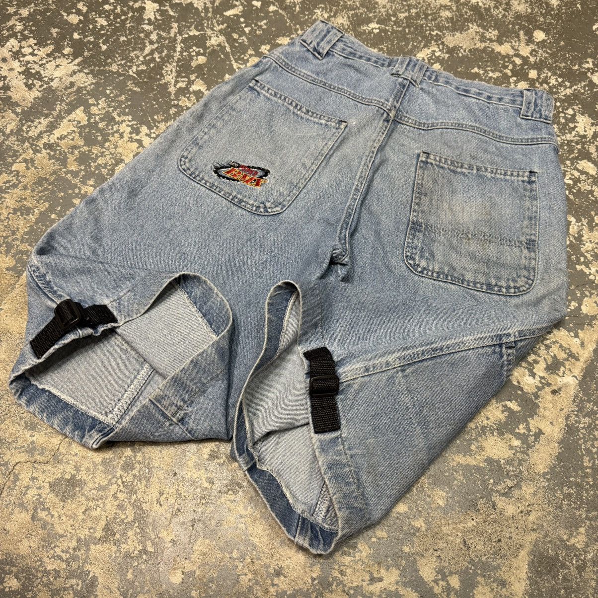 Lee Vintage Lee Pipe BMX Huge Pocket Y2K Baggy Cargo Shorts Jort Size US 28 / EU 44 - 14 Thumbnail