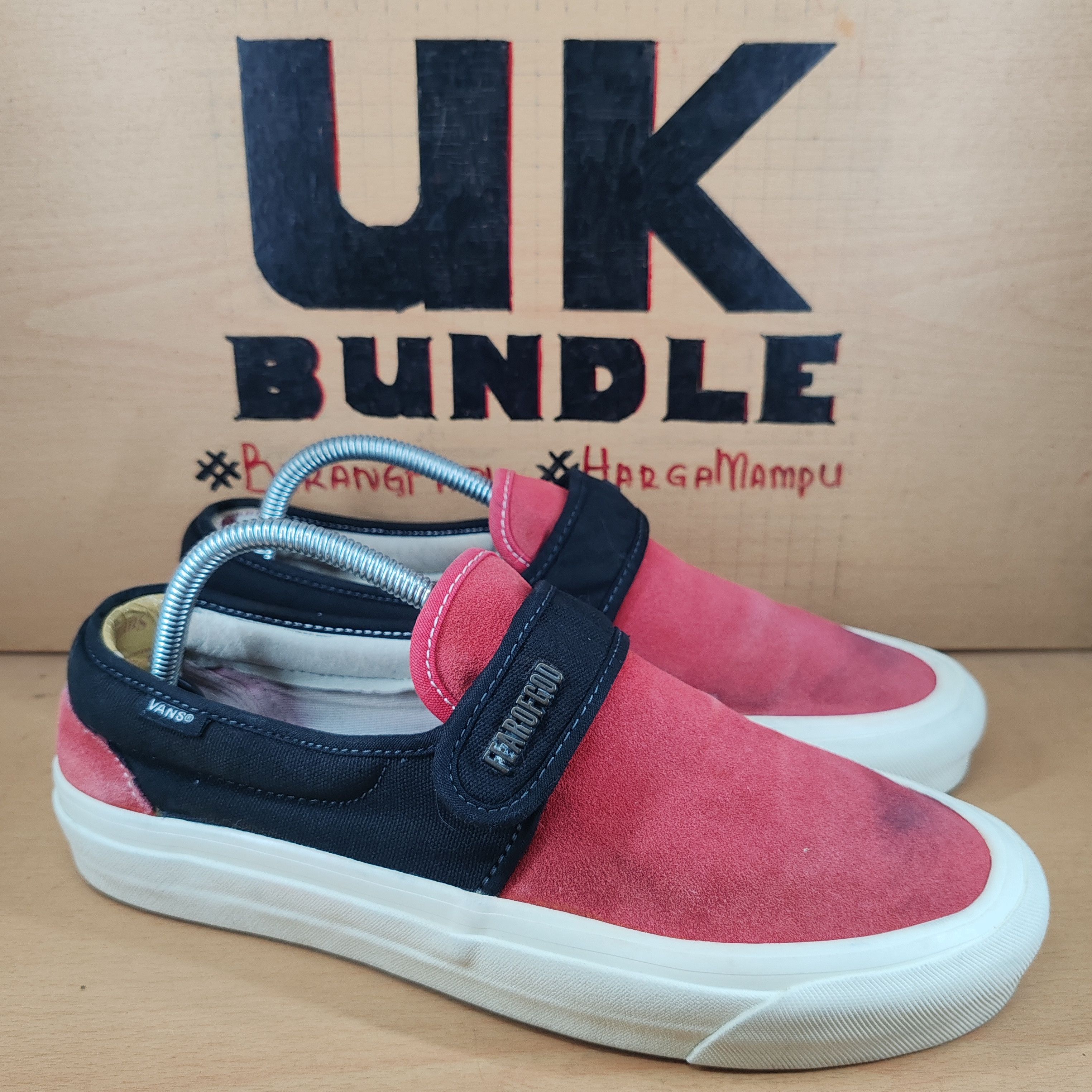 Fear of god vans slip on clearance