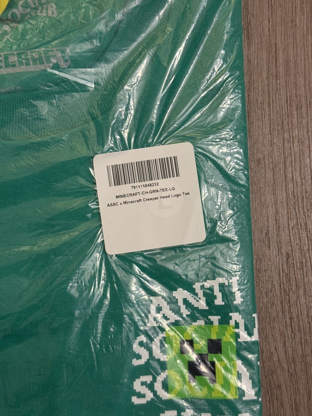 Anti Social Social Club Anti Social Social Club x Minecraft Creeper Head Logo Tee Size US L / EU 52-54 / 3 - 3 Thumbnail