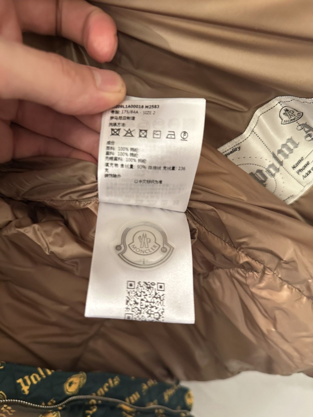 Moncler × Palm Angels Moncler x Palm AngelsThompson Giubbotto Size US M / EU 48-50 / 2 - 12 Thumbnail