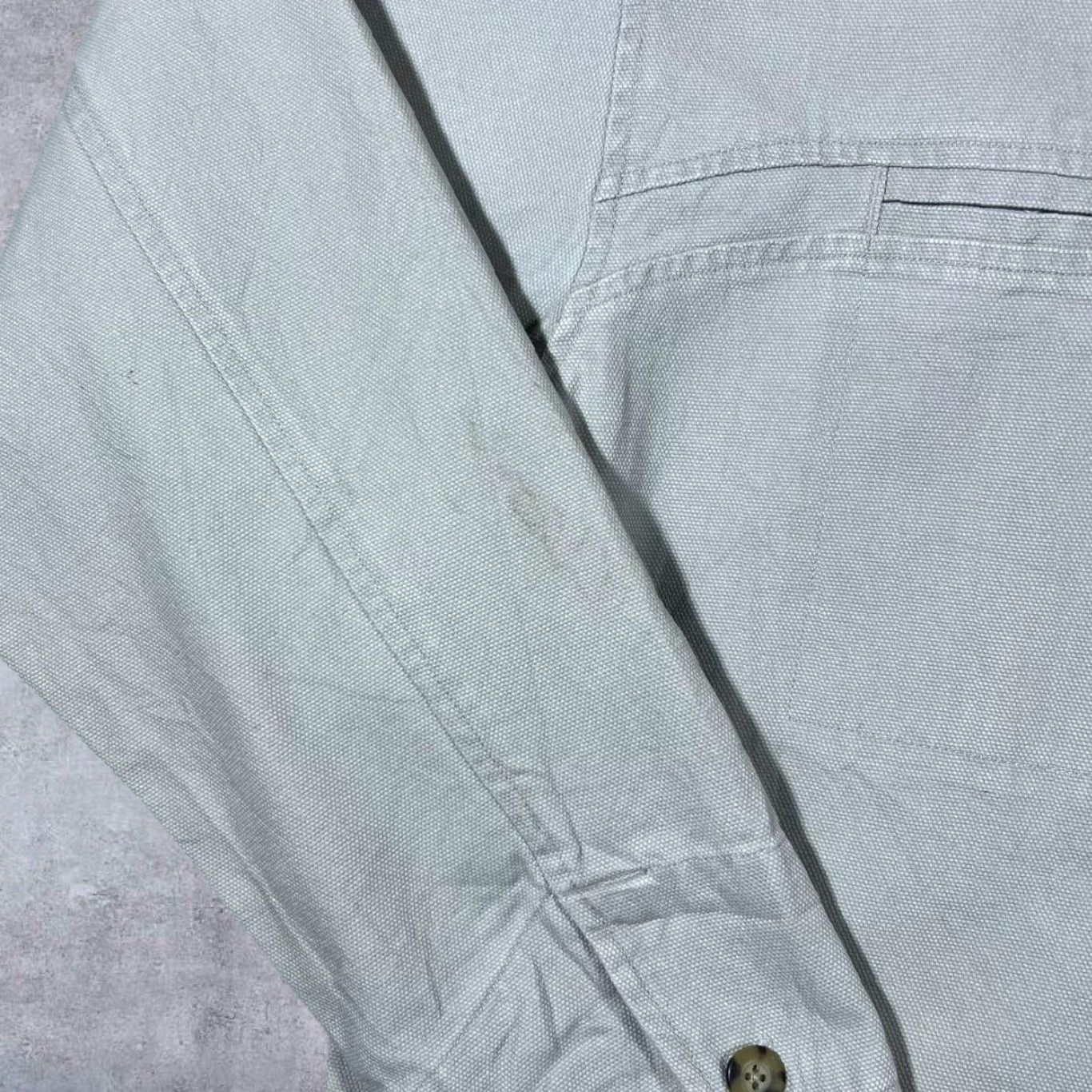 Vintage Columbia Cream Beige Canvas Workwear Chore Jacket Over Shirt XL Men Jacket Bomber Size XL-XXL Size US XL / EU 56 / 4 - 6 Thumbnail