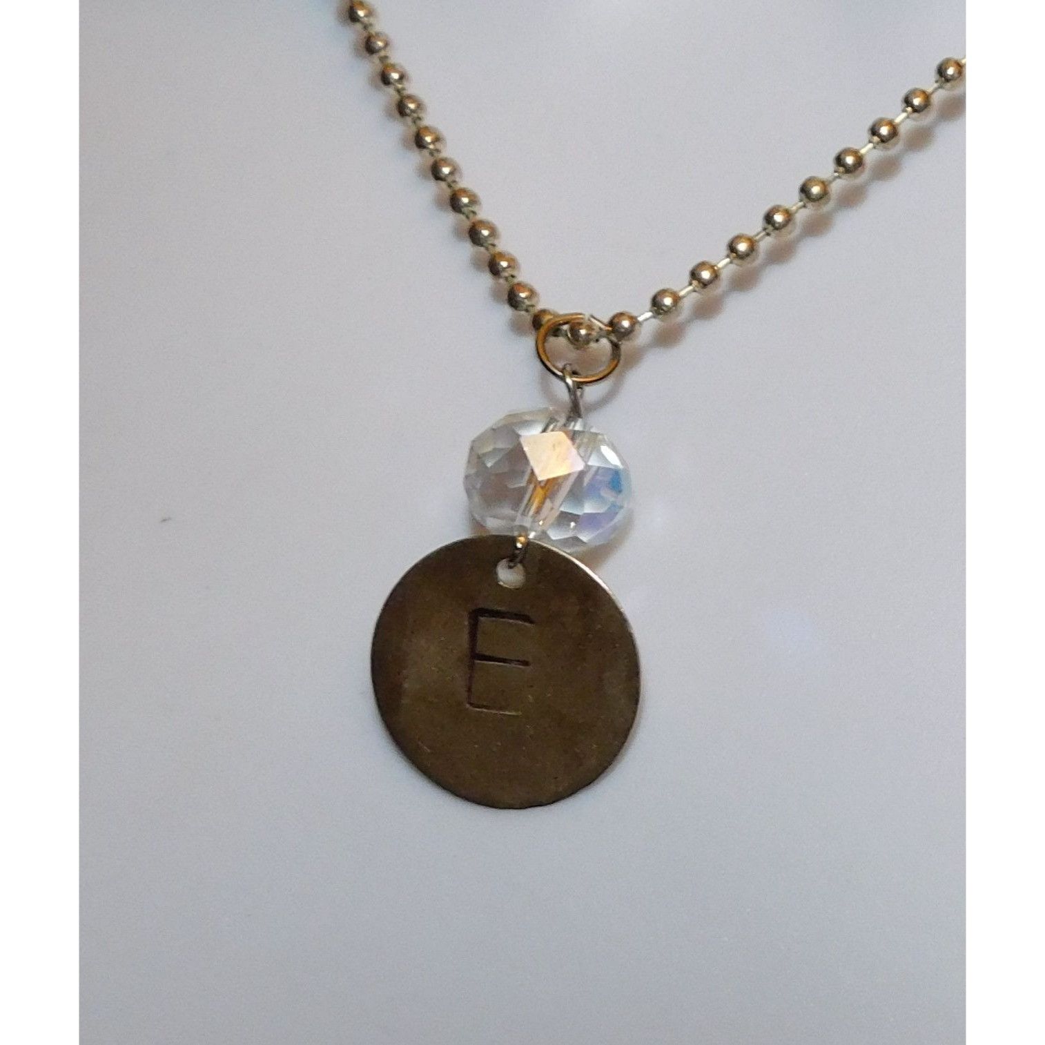 Other Sterling Silver E Necklace Size ONE SIZE - 4 Thumbnail