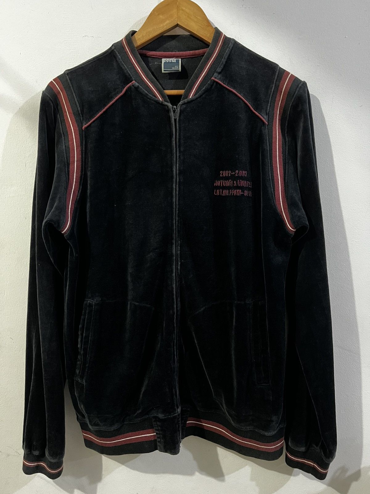 Japanese Brand × PPFM PPFM Velvet Bomber Jacket AW02 Collection Size US M / EU 48-50 / 2 - 1 Thumbnail