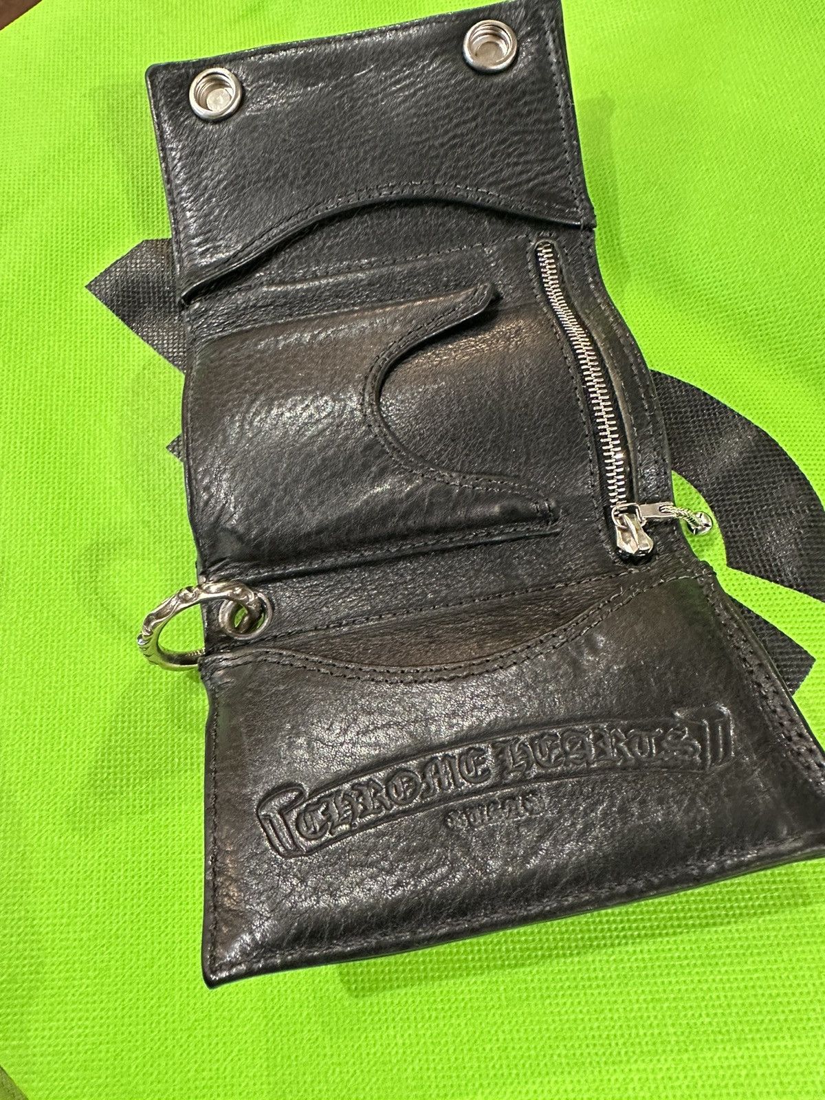 Chrome Hearts CHROME HEARTS LEATHER MINI WALLET Size ONE SIZE - 3 Thumbnail