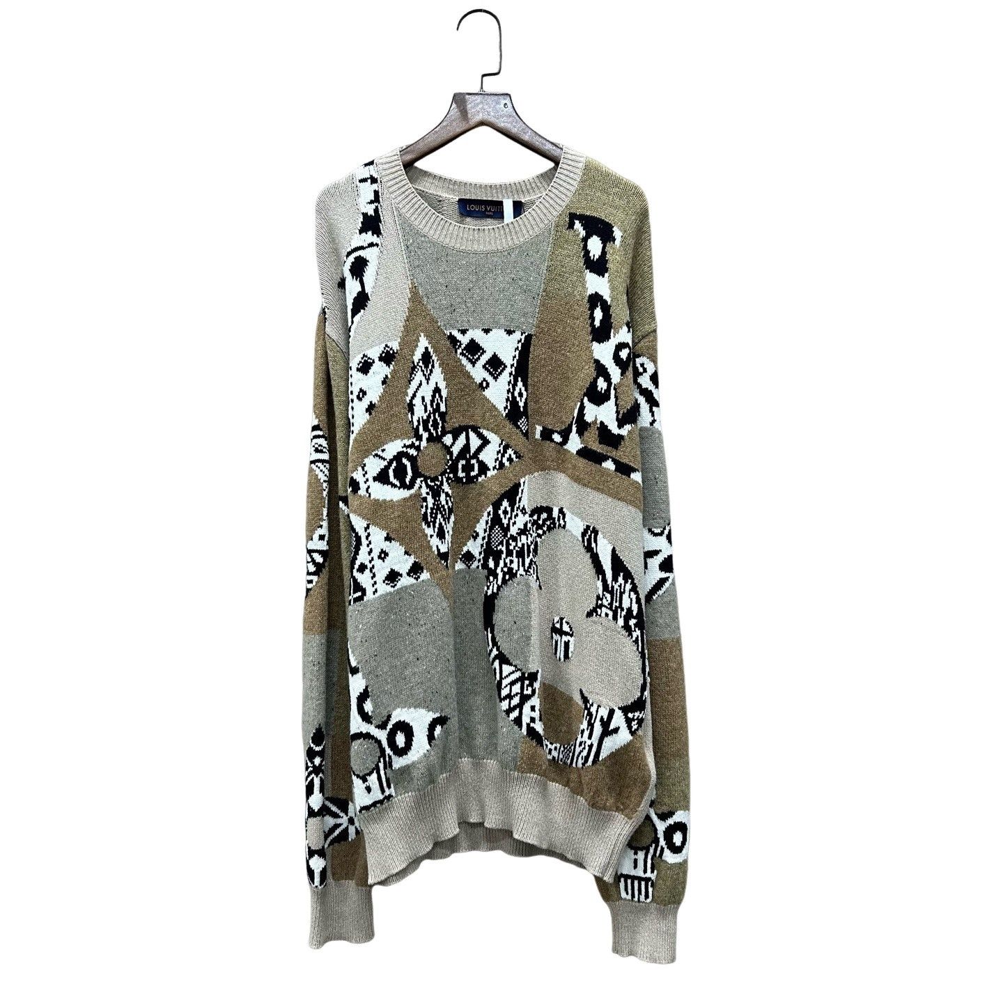 Louis Vuitton Louis Vuitton Monogram Knit Sweater Size L Size US L / EU 52-54 / 3 - 1 Thumbnail