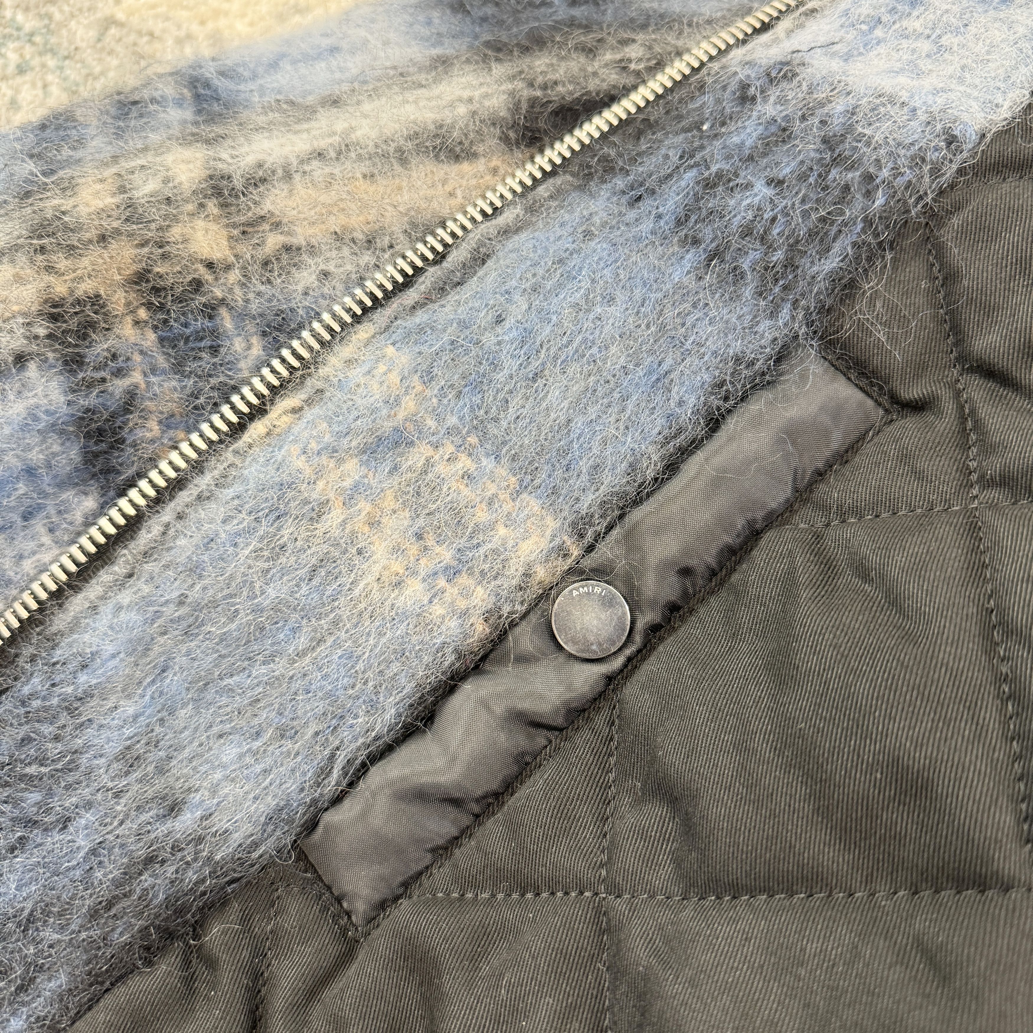 Amiri Amiri Plaid Zipped Trench Jacket In Blue RRP £2290 Size US S / EU 44-46 / 1 - 7 Thumbnail